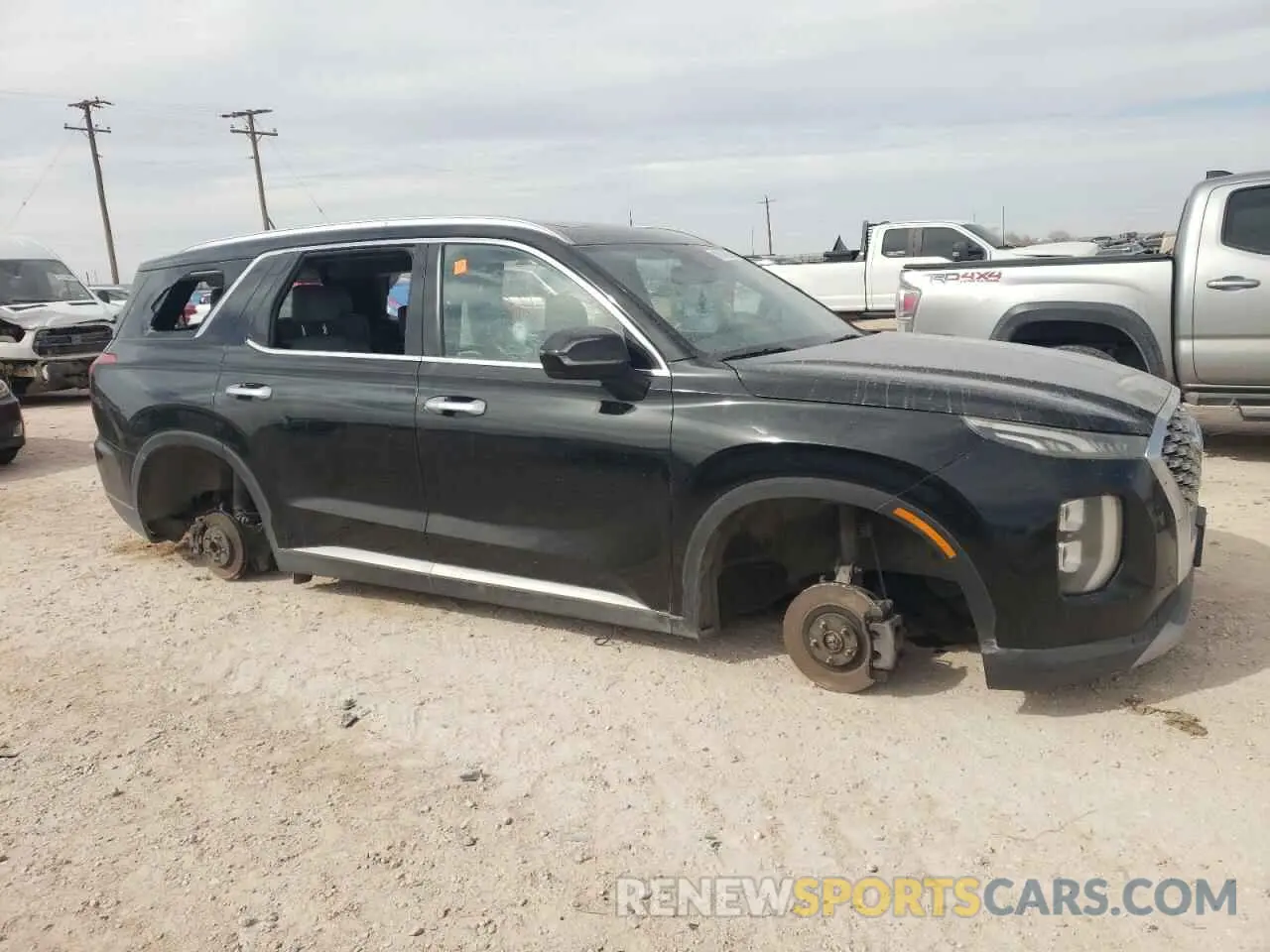 4 Photograph of a damaged car KM8R34HE4LU109513 HYUNDAI PALISADE 2020