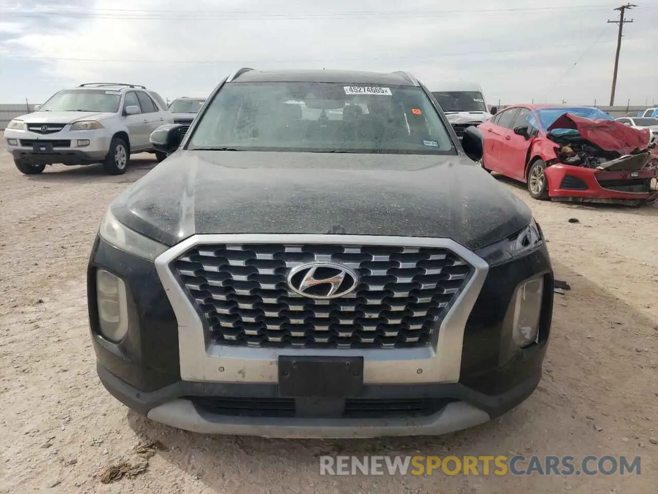 5 Photograph of a damaged car KM8R34HE4LU109513 HYUNDAI PALISADE 2020