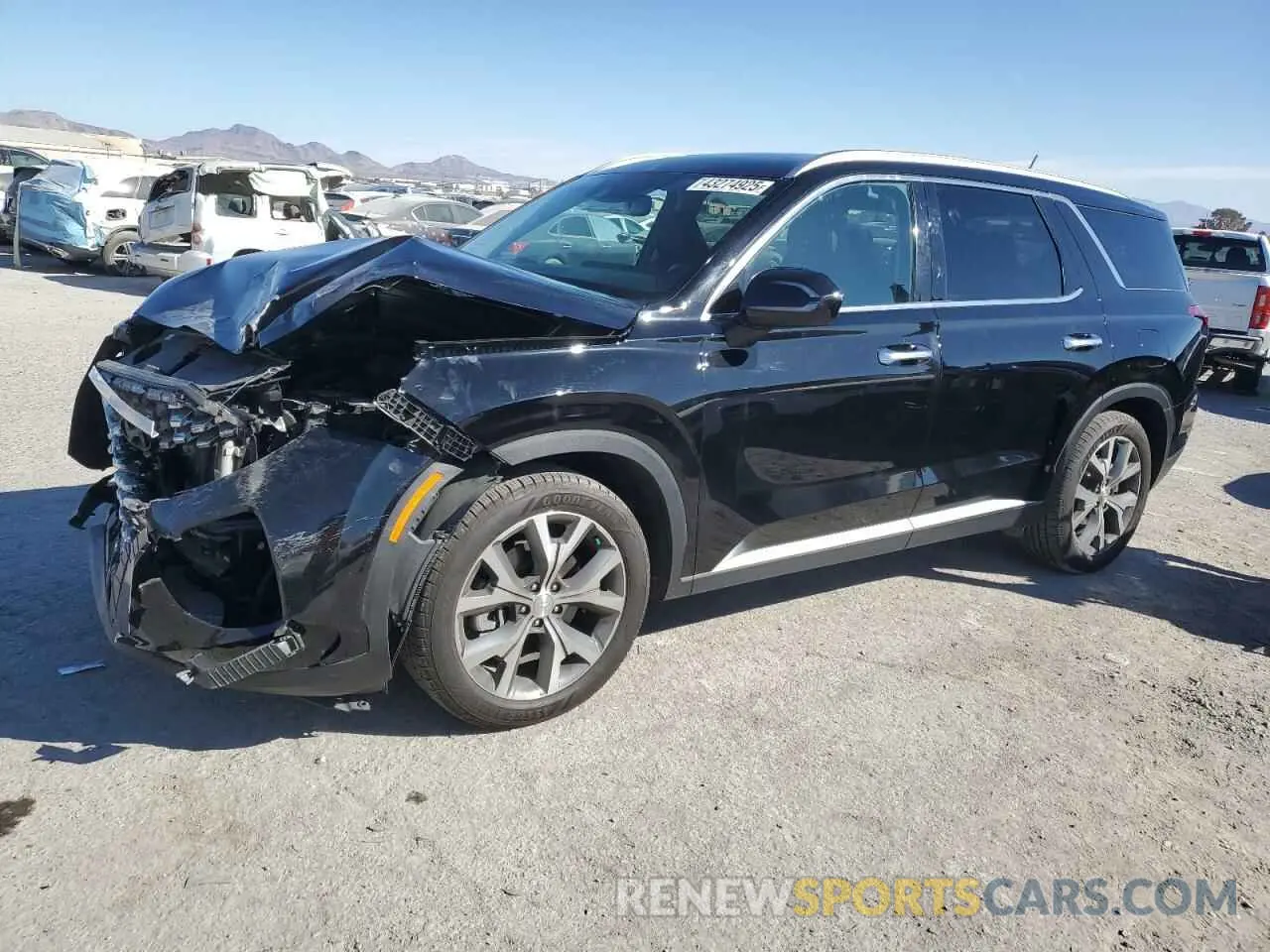 1 Photograph of a damaged car KM8R3DHE0LU119312 HYUNDAI PALISADE 2020