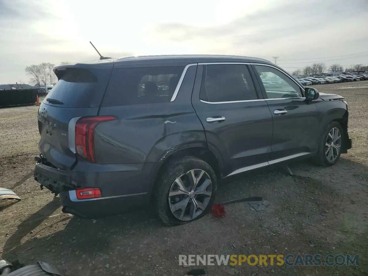 3 Фотография поврежденного автомобиля KM8R3DHE5LU144495 HYUNDAI PALISADE 2020