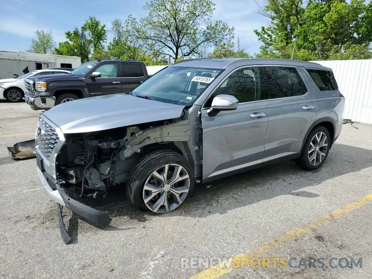 1 Photograph of a damaged car KM8R3DHE7LU045760 HYUNDAI PALISADE 2020