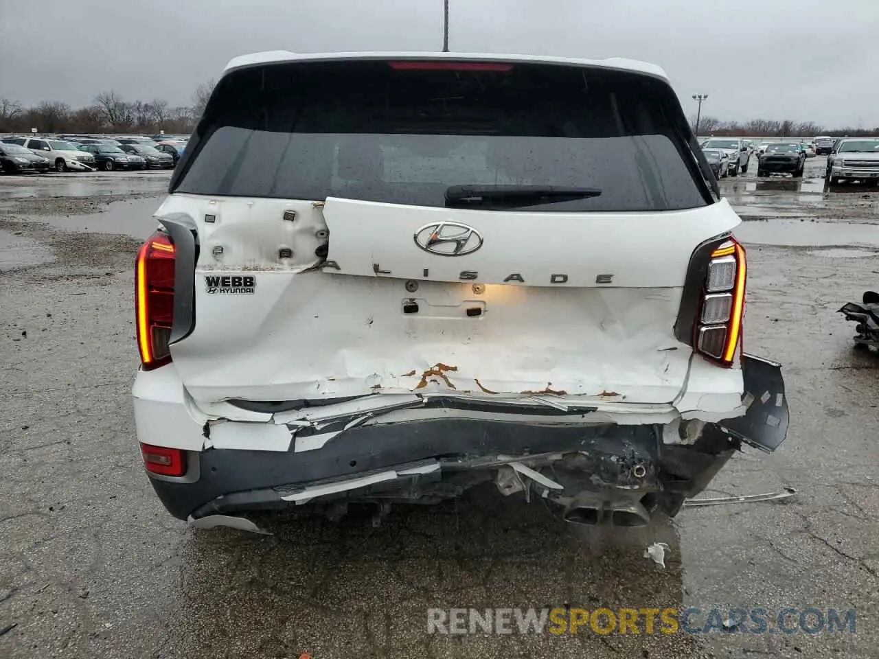 6 Photograph of a damaged car KM8R3DHE8LU112222 HYUNDAI PALISADE 2020