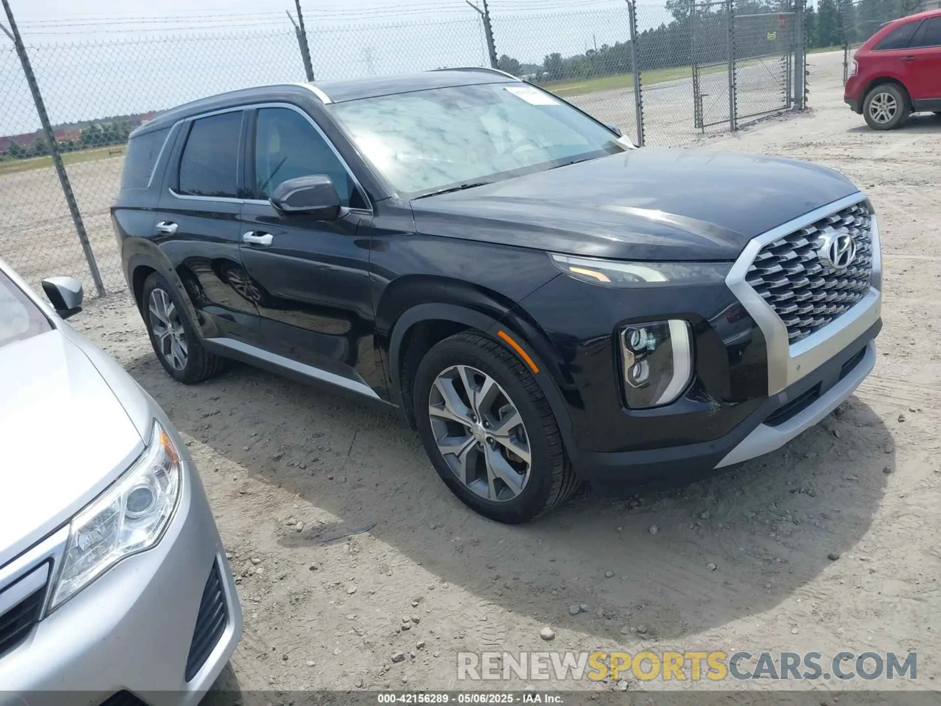 1 Photograph of a damaged car KM8R44HE2LU087699 HYUNDAI PALISADE 2020