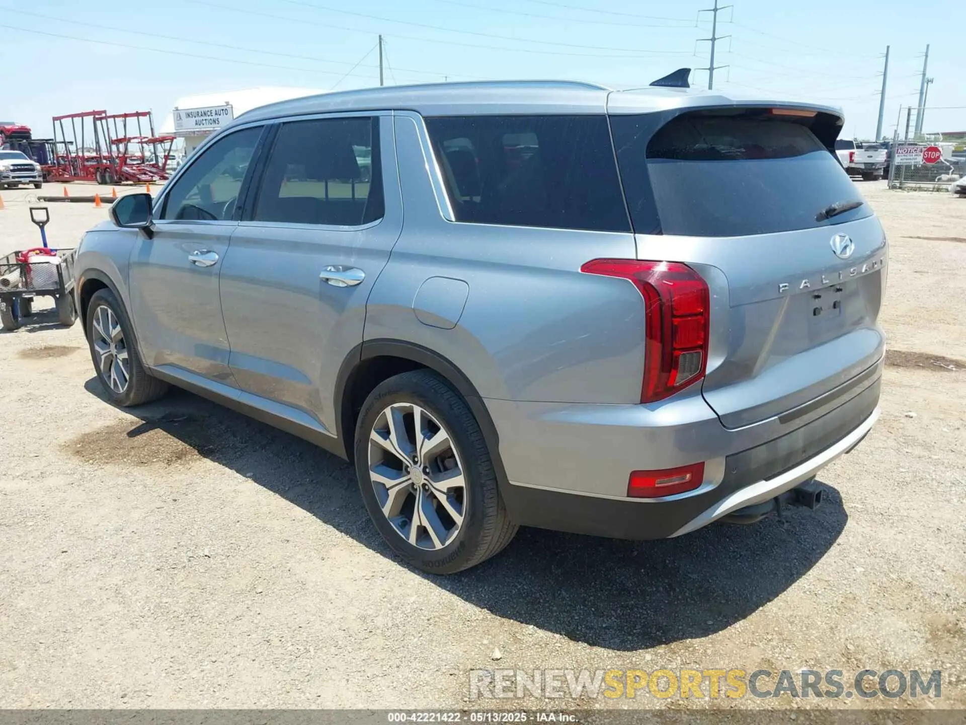 3 Photograph of a damaged car KM8R44HE2LU130129 HYUNDAI PALISADE 2020