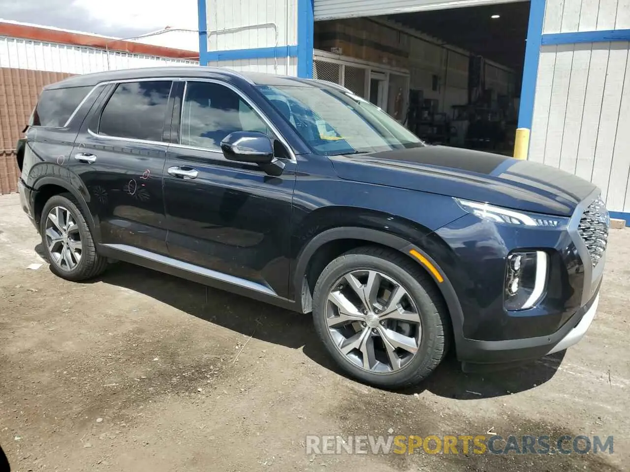 4 Фотография поврежденного автомобиля KM8R44HE7LU102343 HYUNDAI PALISADE 2020