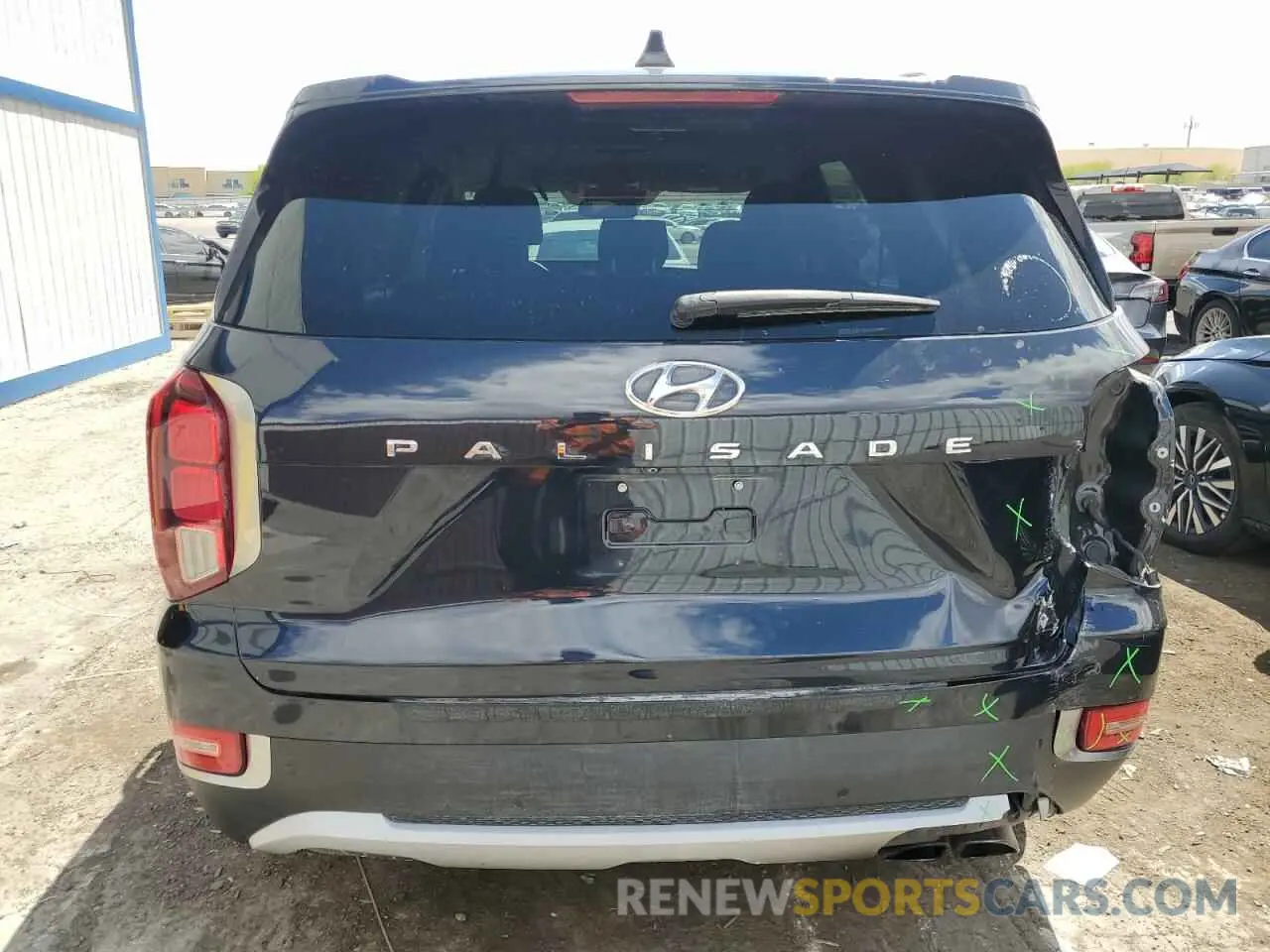 6 Фотография поврежденного автомобиля KM8R44HE7LU102343 HYUNDAI PALISADE 2020