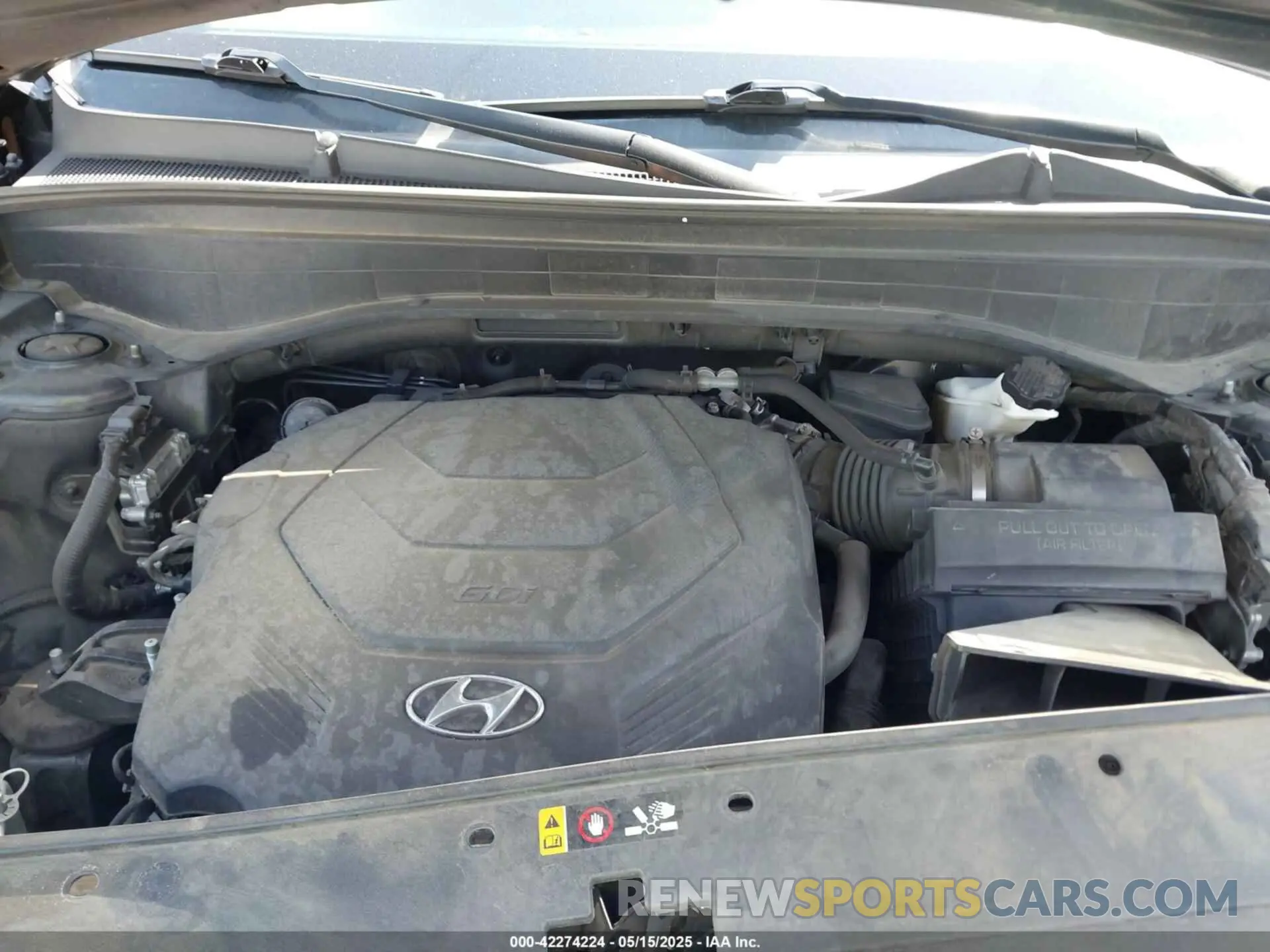 10 Photograph of a damaged car KM8R44HE9LU114932 HYUNDAI PALISADE 2020