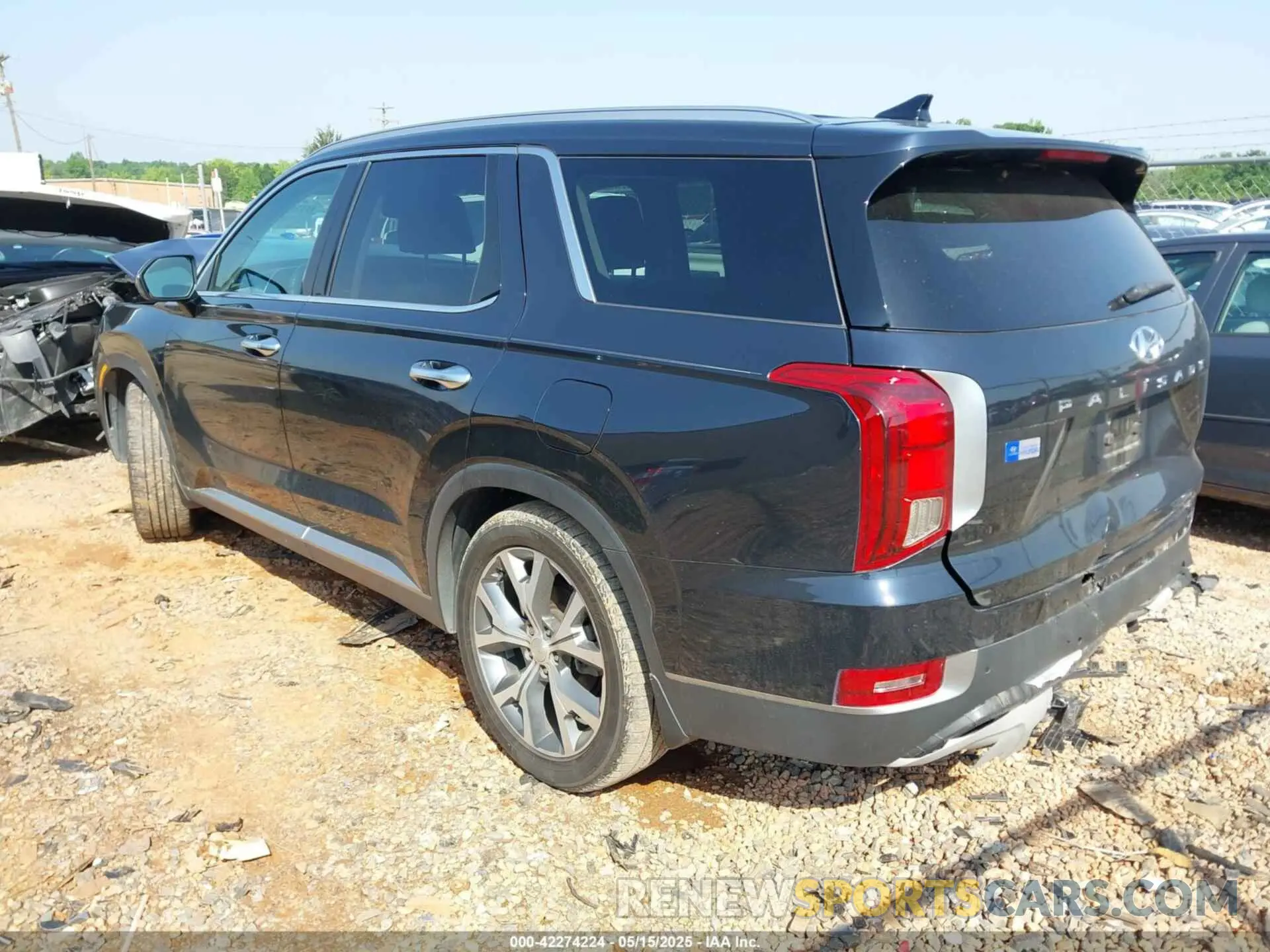 3 Photograph of a damaged car KM8R44HE9LU114932 HYUNDAI PALISADE 2020