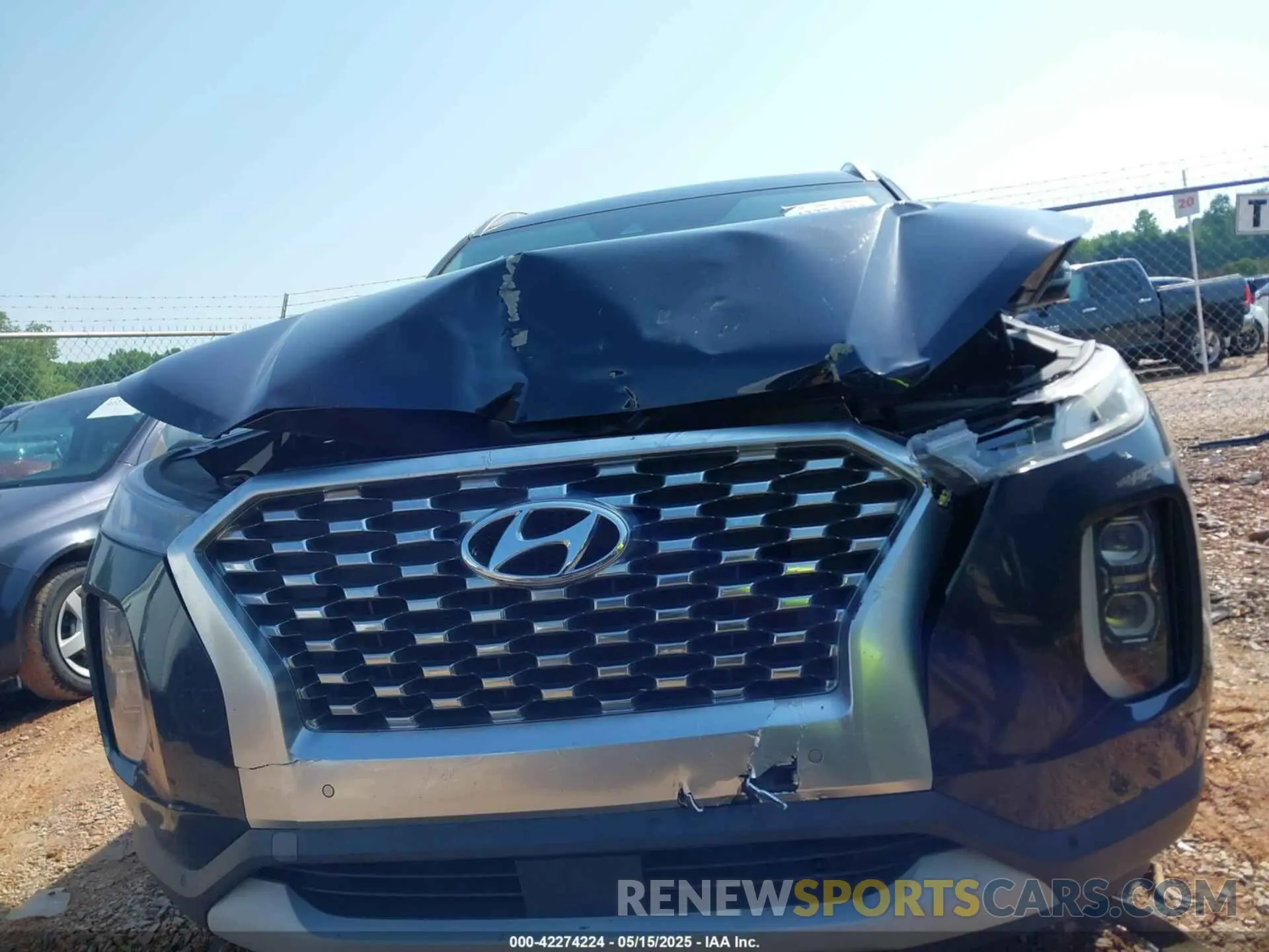 6 Photograph of a damaged car KM8R44HE9LU114932 HYUNDAI PALISADE 2020