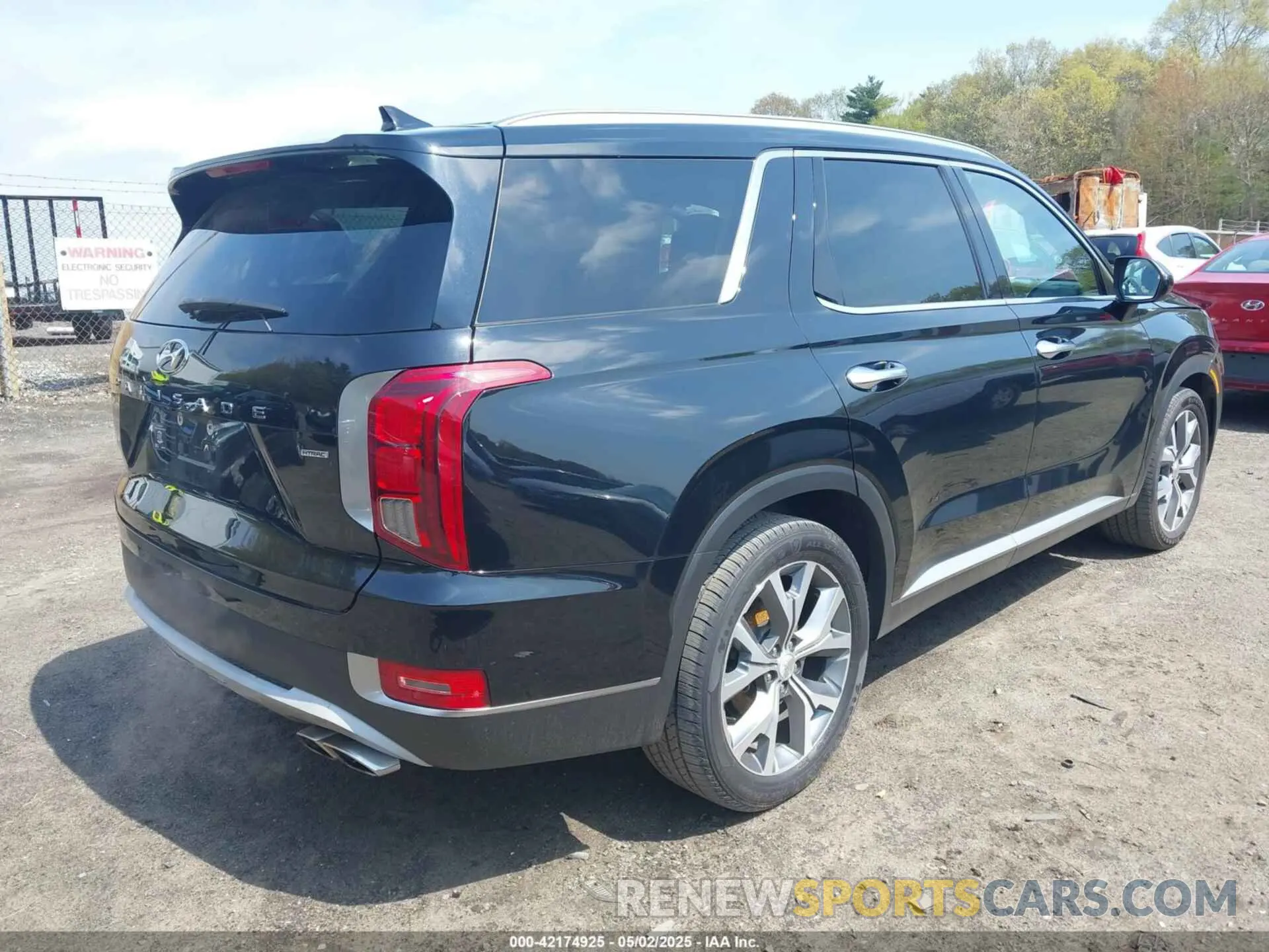 4 Фотография поврежденного автомобиля KM8R4DHE0LU168653 HYUNDAI PALISADE 2020