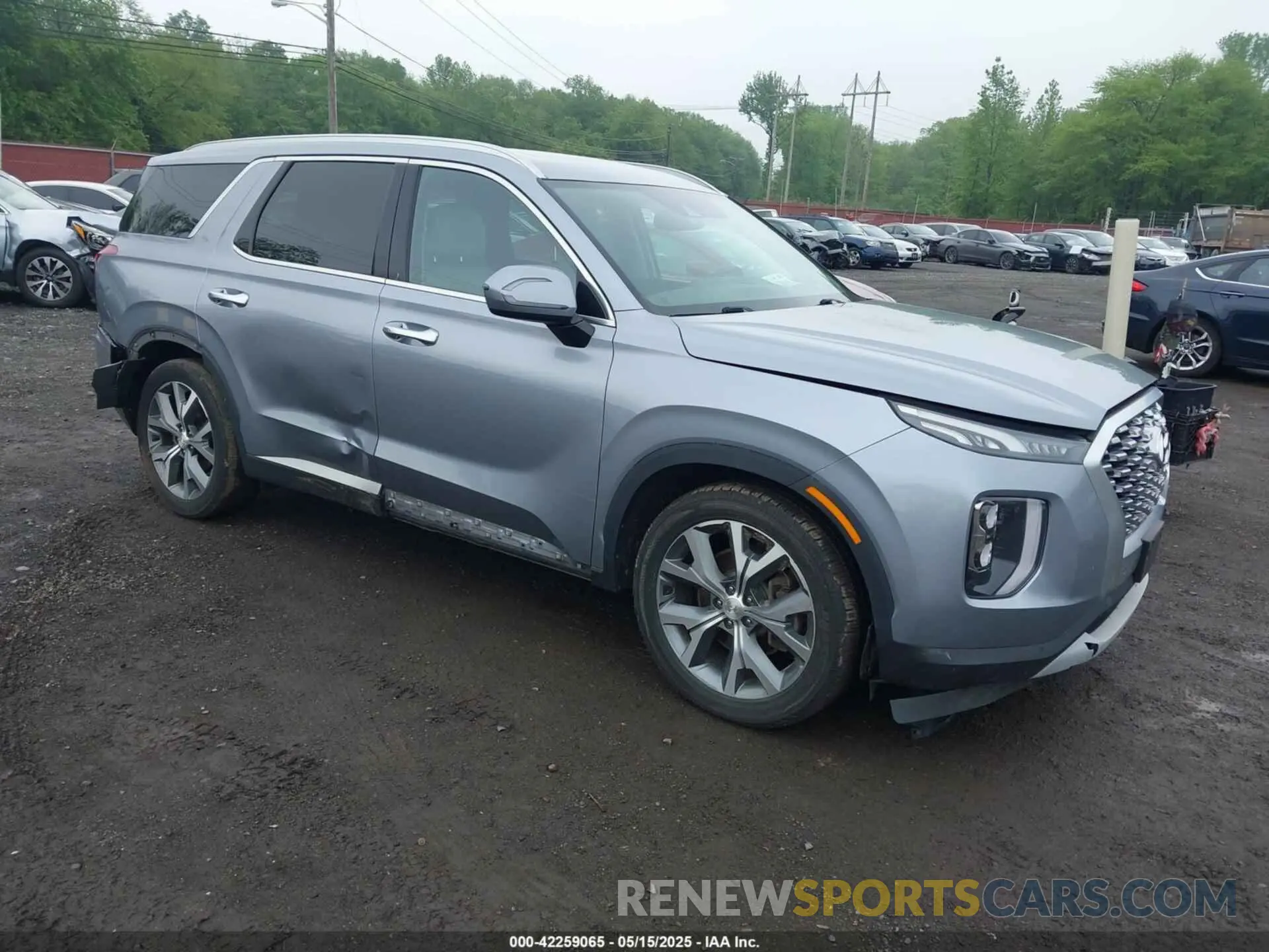 1 Photograph of a damaged car KM8R4DHE2LU158772 HYUNDAI PALISADE 2020
