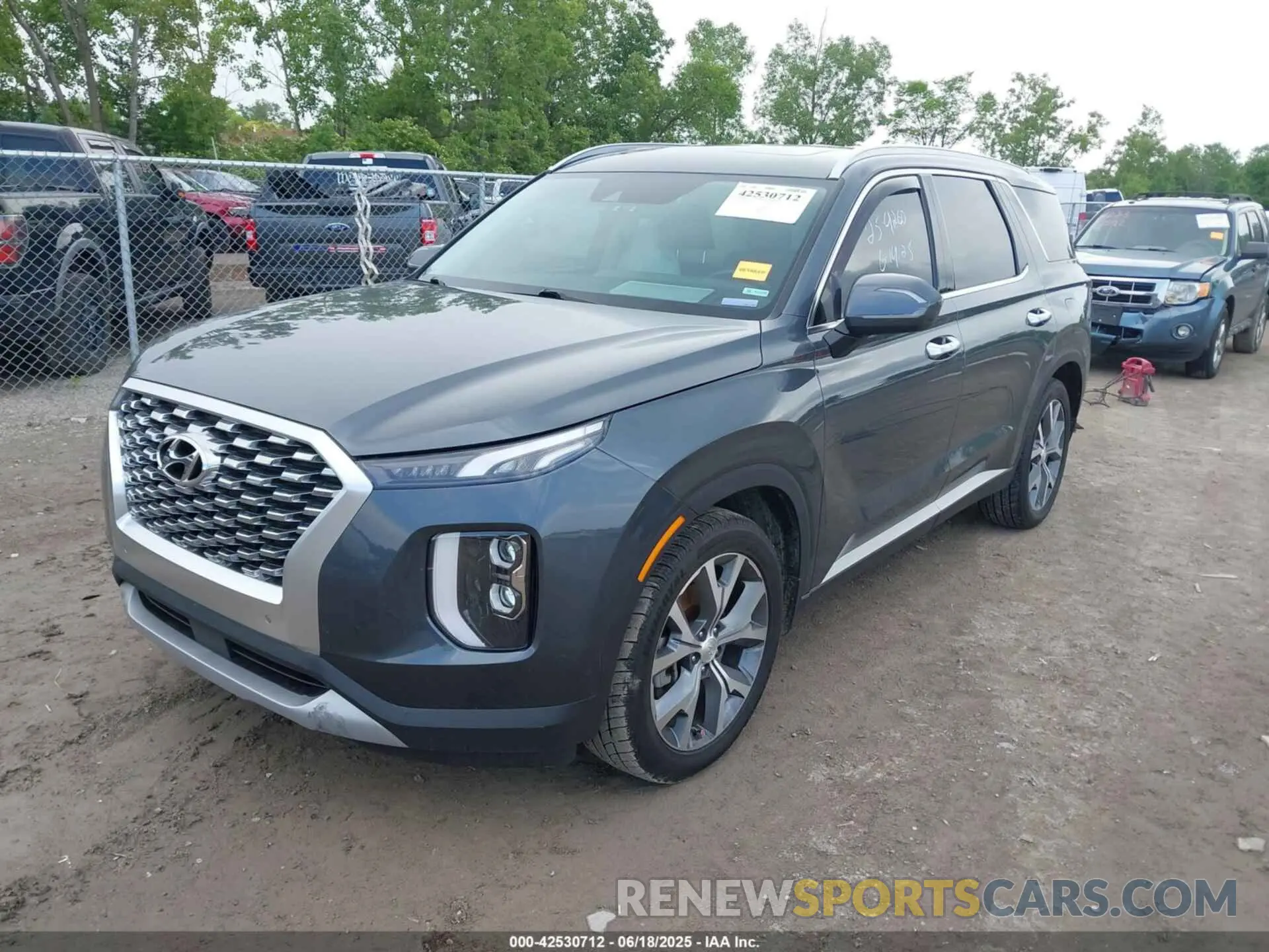 2 Photograph of a damaged car KM8R4DHE6LU096390 HYUNDAI PALISADE 2020