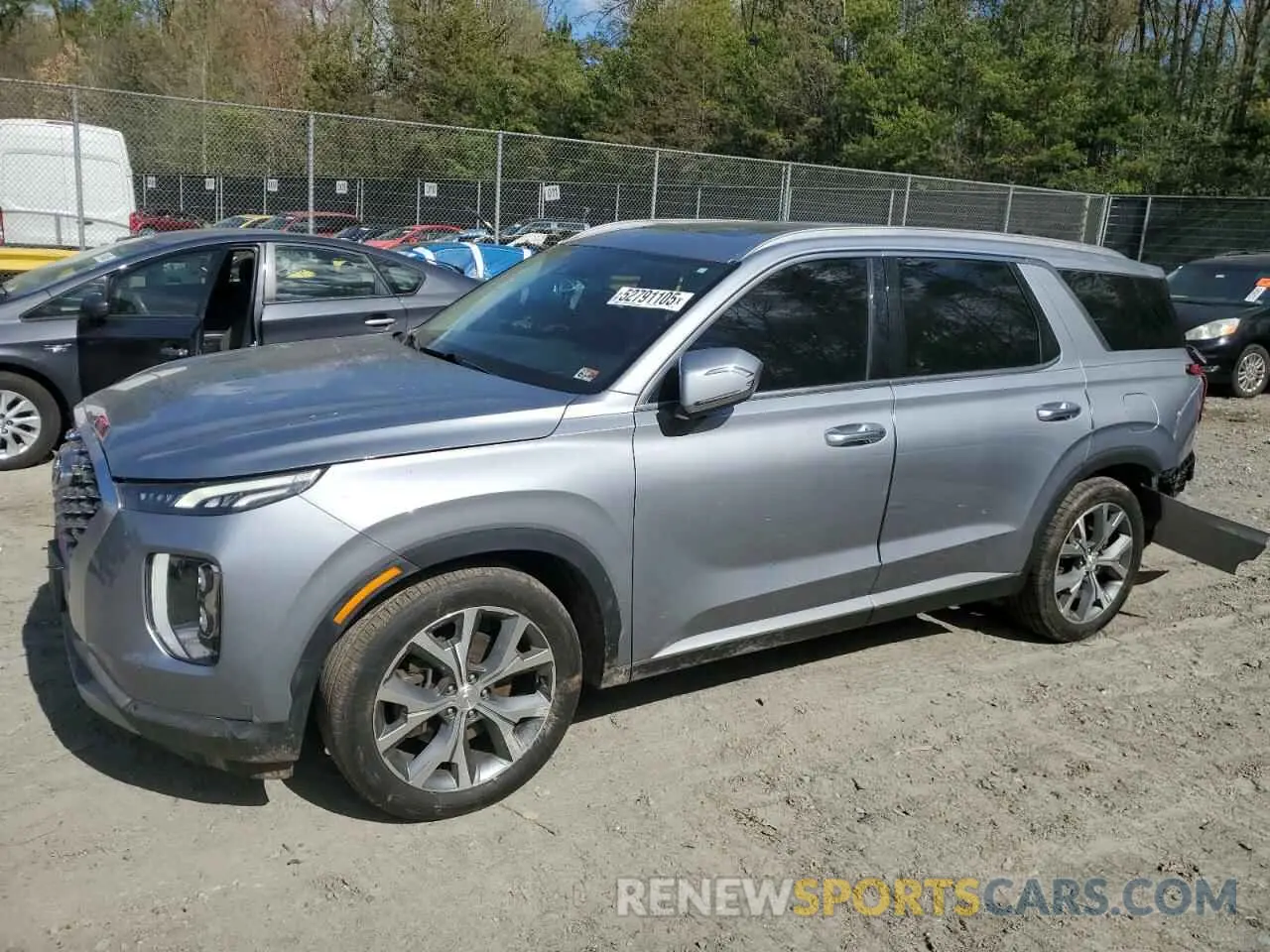 1 Фотография поврежденного автомобиля KM8R4DHE9LU109343 HYUNDAI PALISADE 2020