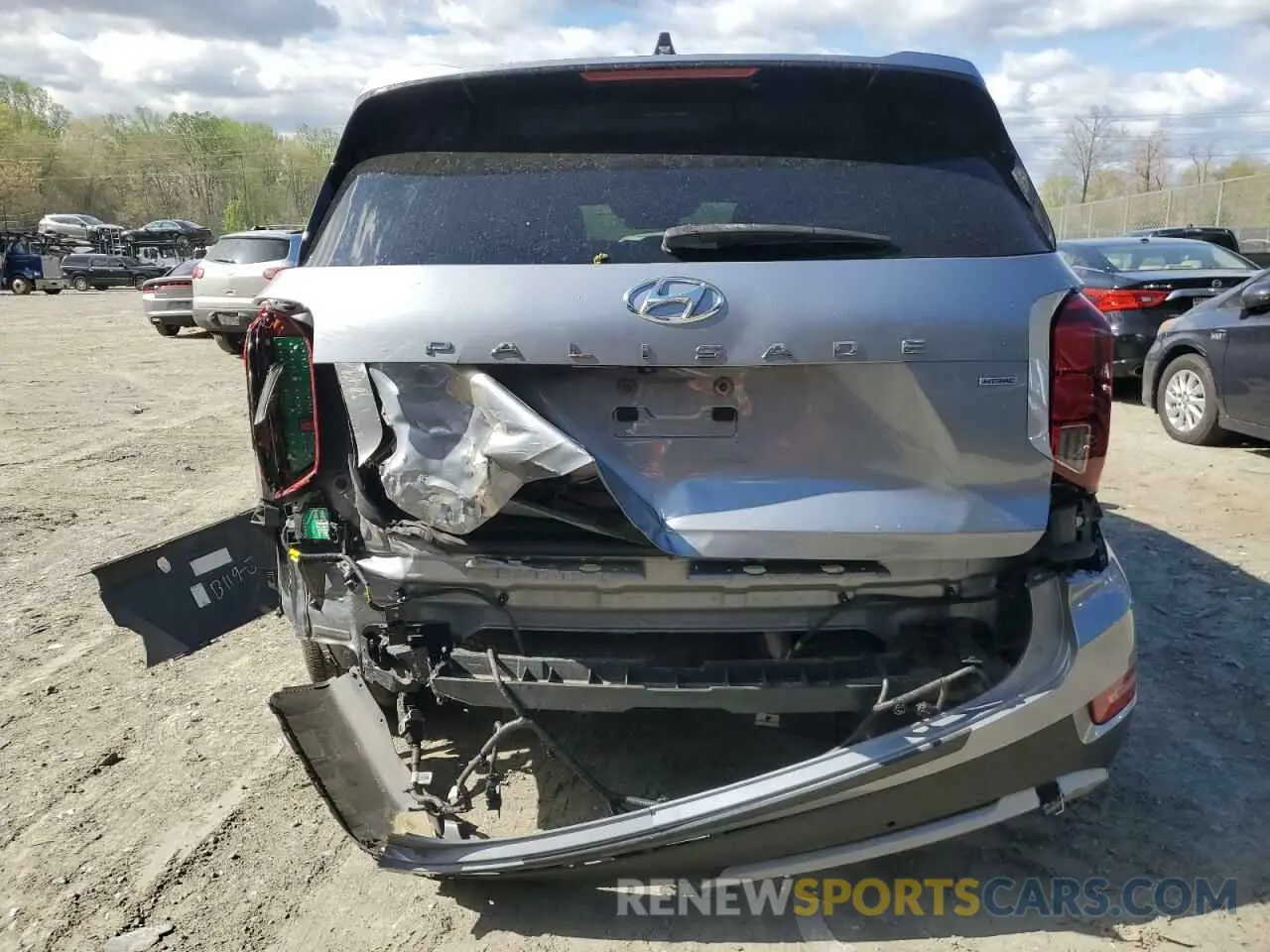 6 Фотография поврежденного автомобиля KM8R4DHE9LU109343 HYUNDAI PALISADE 2020