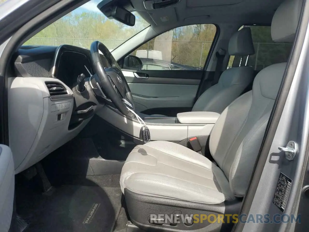 7 Фотография поврежденного автомобиля KM8R4DHE9LU109343 HYUNDAI PALISADE 2020