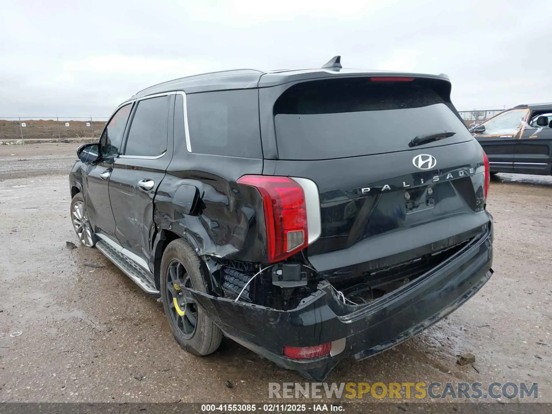 3 Фотография поврежденного автомобиля KM8R54HE1LU044341 HYUNDAI PALISADE 2020