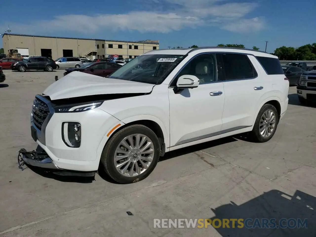 1 Photograph of a damaged car KM8R54HE1LU044548 HYUNDAI PALISADE 2020