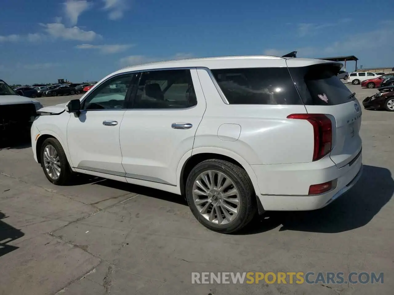 2 Photograph of a damaged car KM8R54HE1LU044548 HYUNDAI PALISADE 2020