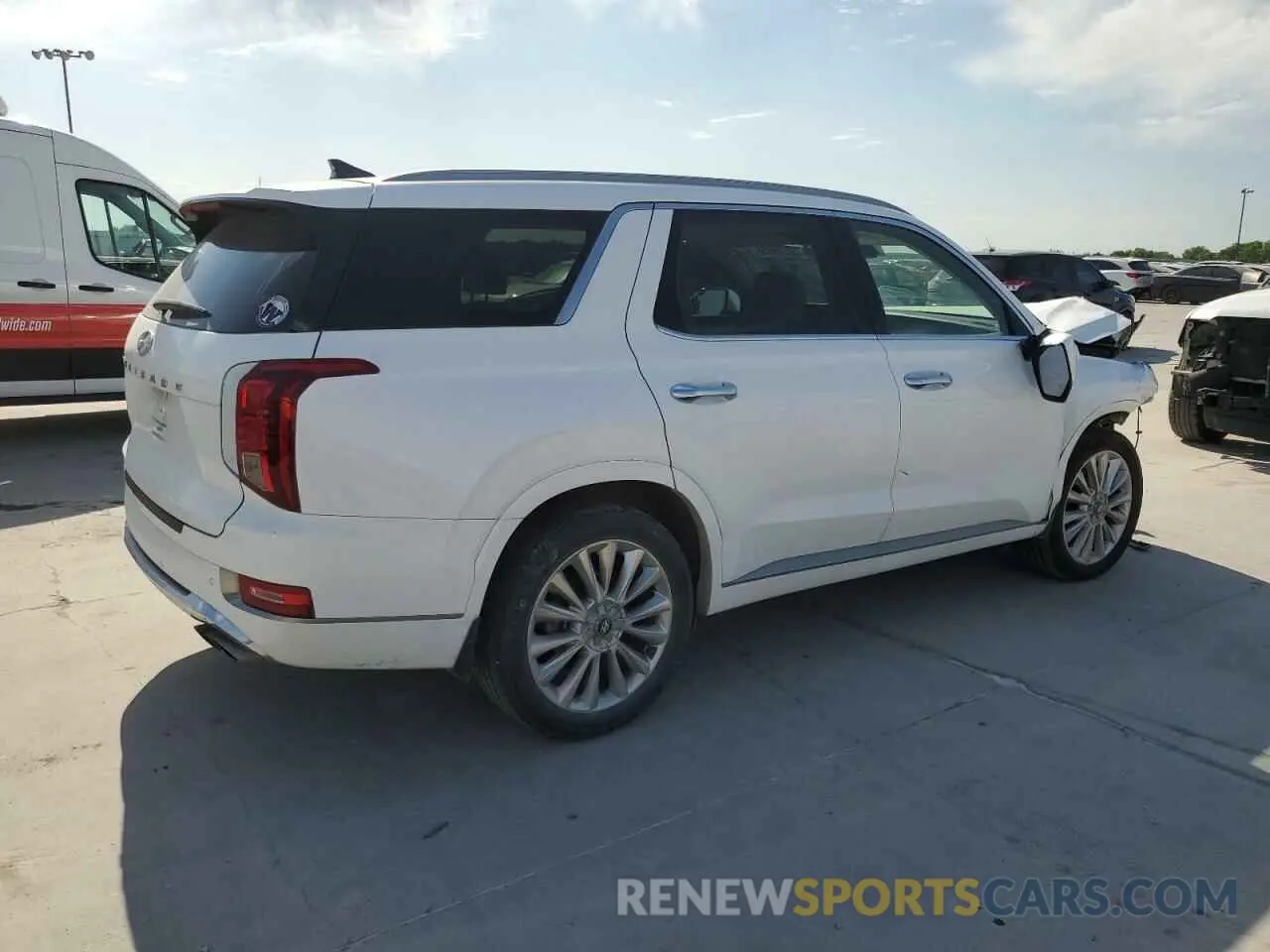 3 Photograph of a damaged car KM8R54HE1LU044548 HYUNDAI PALISADE 2020