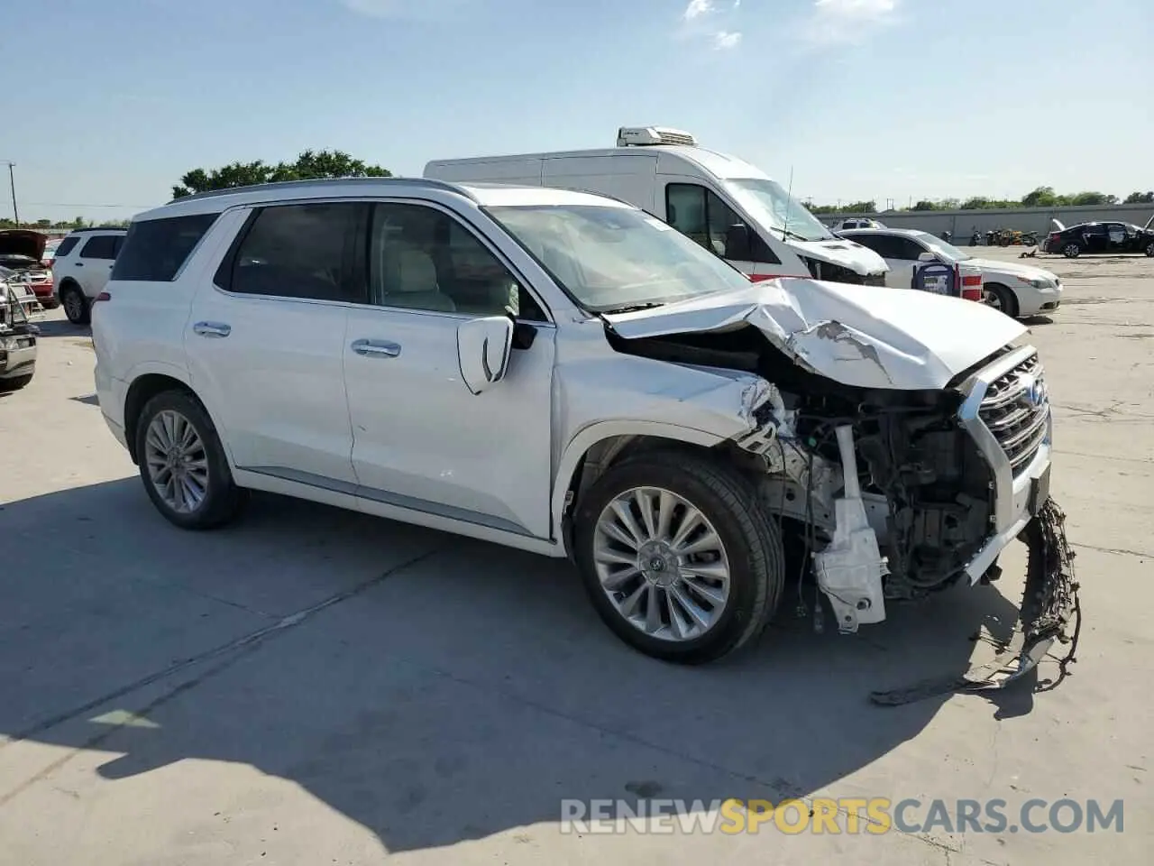 4 Photograph of a damaged car KM8R54HE1LU044548 HYUNDAI PALISADE 2020