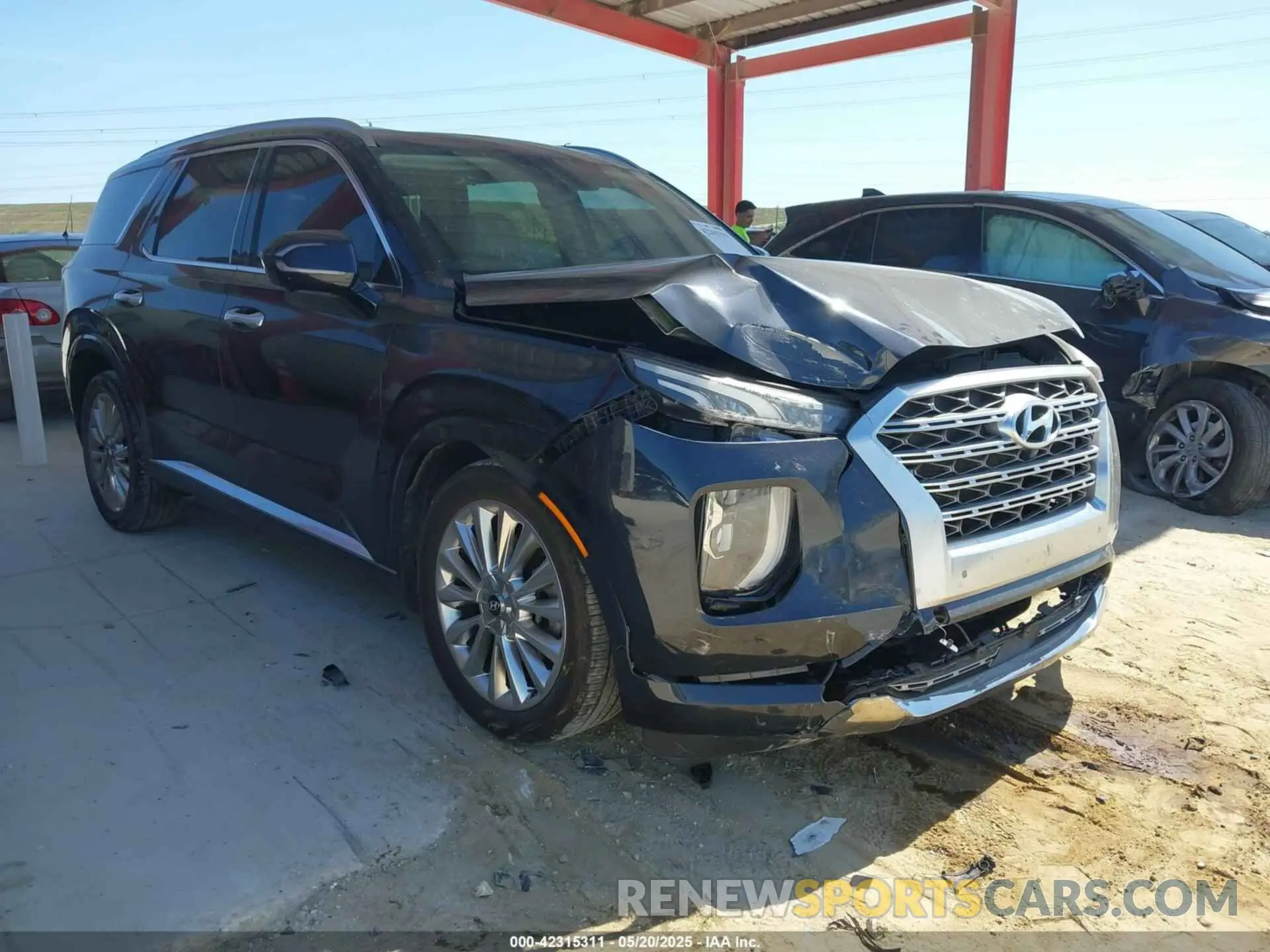 1 Фотография поврежденного автомобиля KM8R54HE1LU123198 HYUNDAI PALISADE 2020
