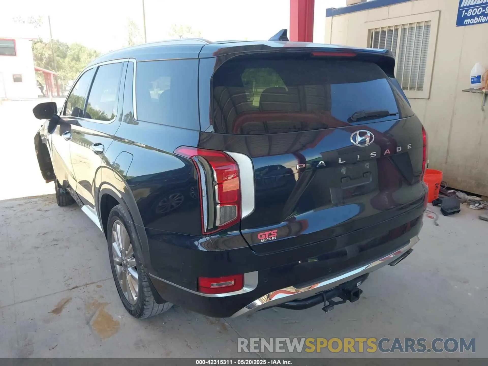 3 Фотография поврежденного автомобиля KM8R54HE1LU123198 HYUNDAI PALISADE 2020