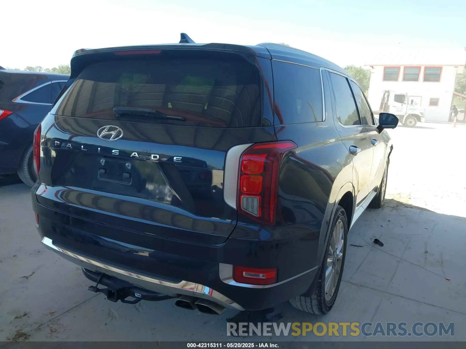 4 Фотография поврежденного автомобиля KM8R54HE1LU123198 HYUNDAI PALISADE 2020