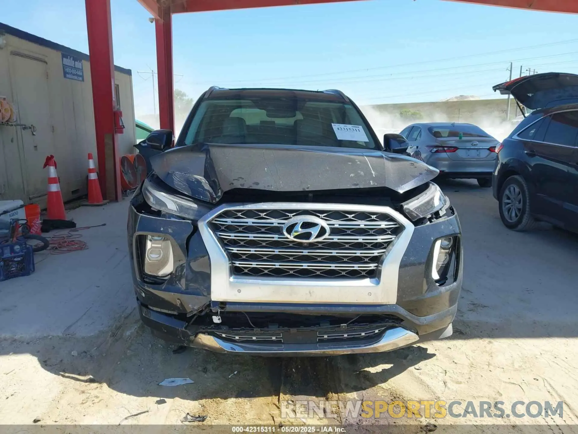 6 Фотография поврежденного автомобиля KM8R54HE1LU123198 HYUNDAI PALISADE 2020