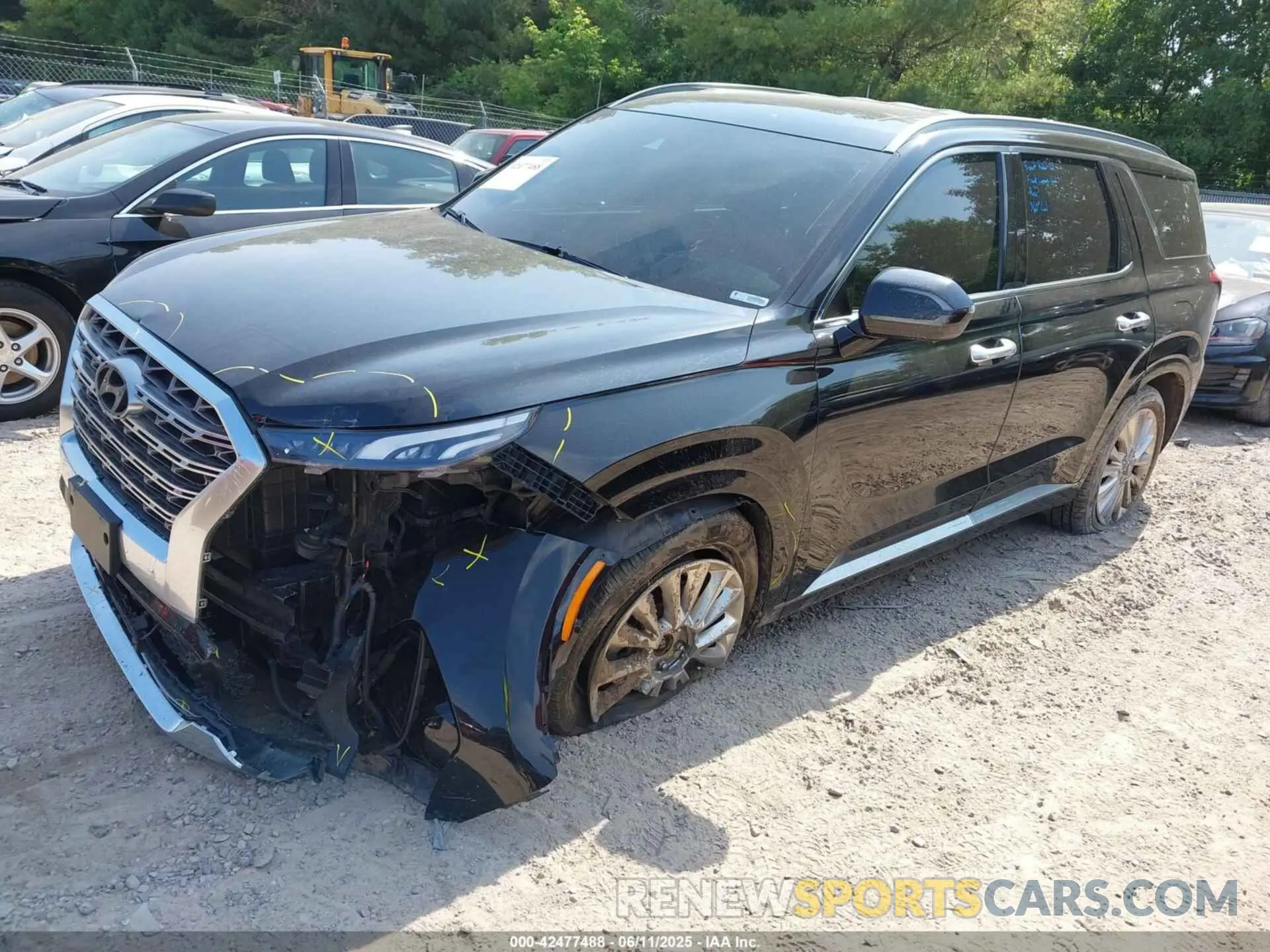 2 Photograph of a damaged car KM8R54HE2LU060953 HYUNDAI PALISADE 2020