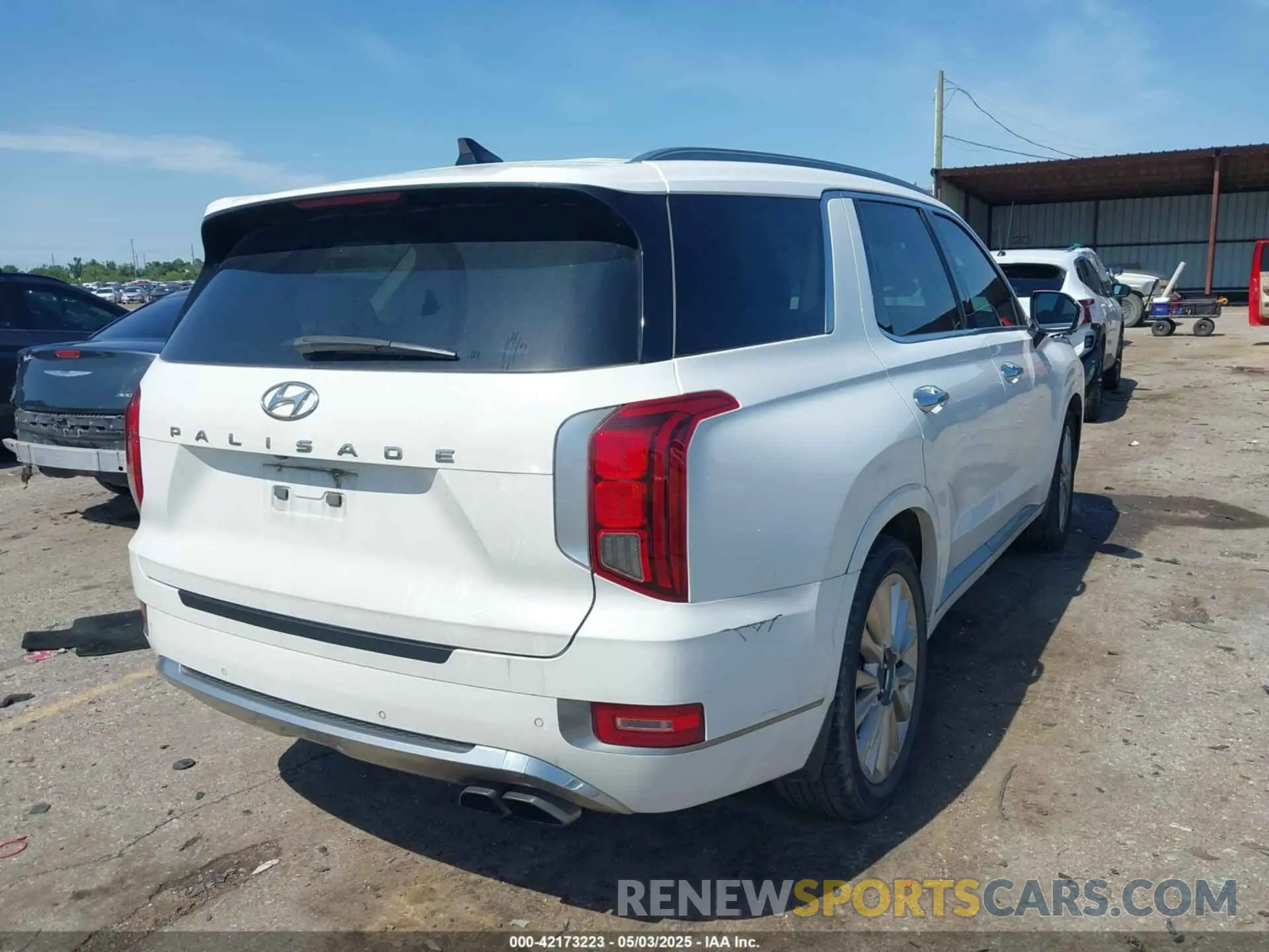 4 Photograph of a damaged car KM8R54HE3LU064445 HYUNDAI PALISADE 2020