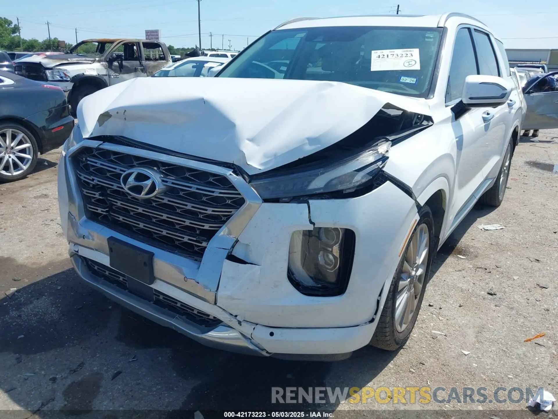 6 Photograph of a damaged car KM8R54HE3LU064445 HYUNDAI PALISADE 2020