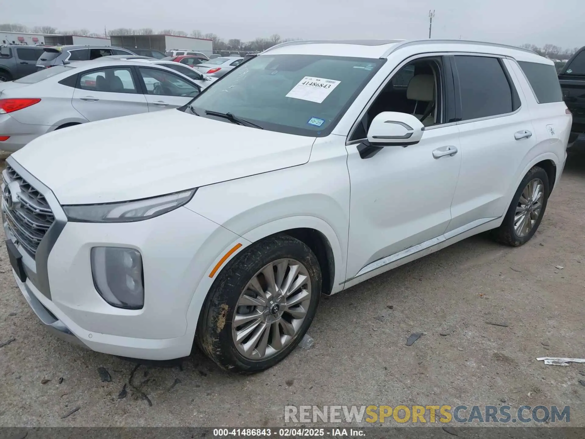 2 Photograph of a damaged car KM8R54HE3LU088065 HYUNDAI PALISADE 2020
