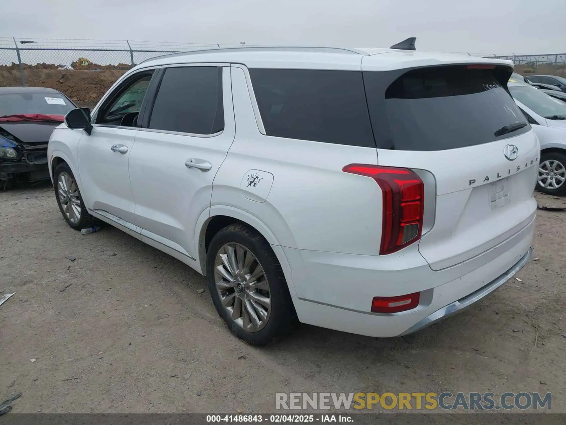 3 Photograph of a damaged car KM8R54HE3LU088065 HYUNDAI PALISADE 2020