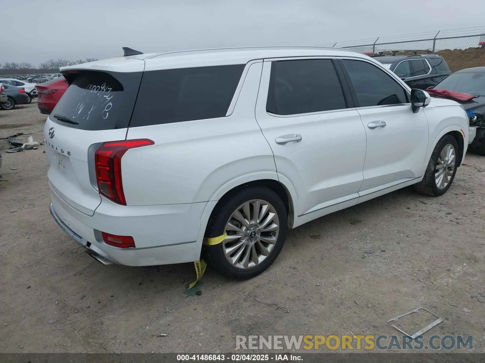 4 Photograph of a damaged car KM8R54HE3LU088065 HYUNDAI PALISADE 2020
