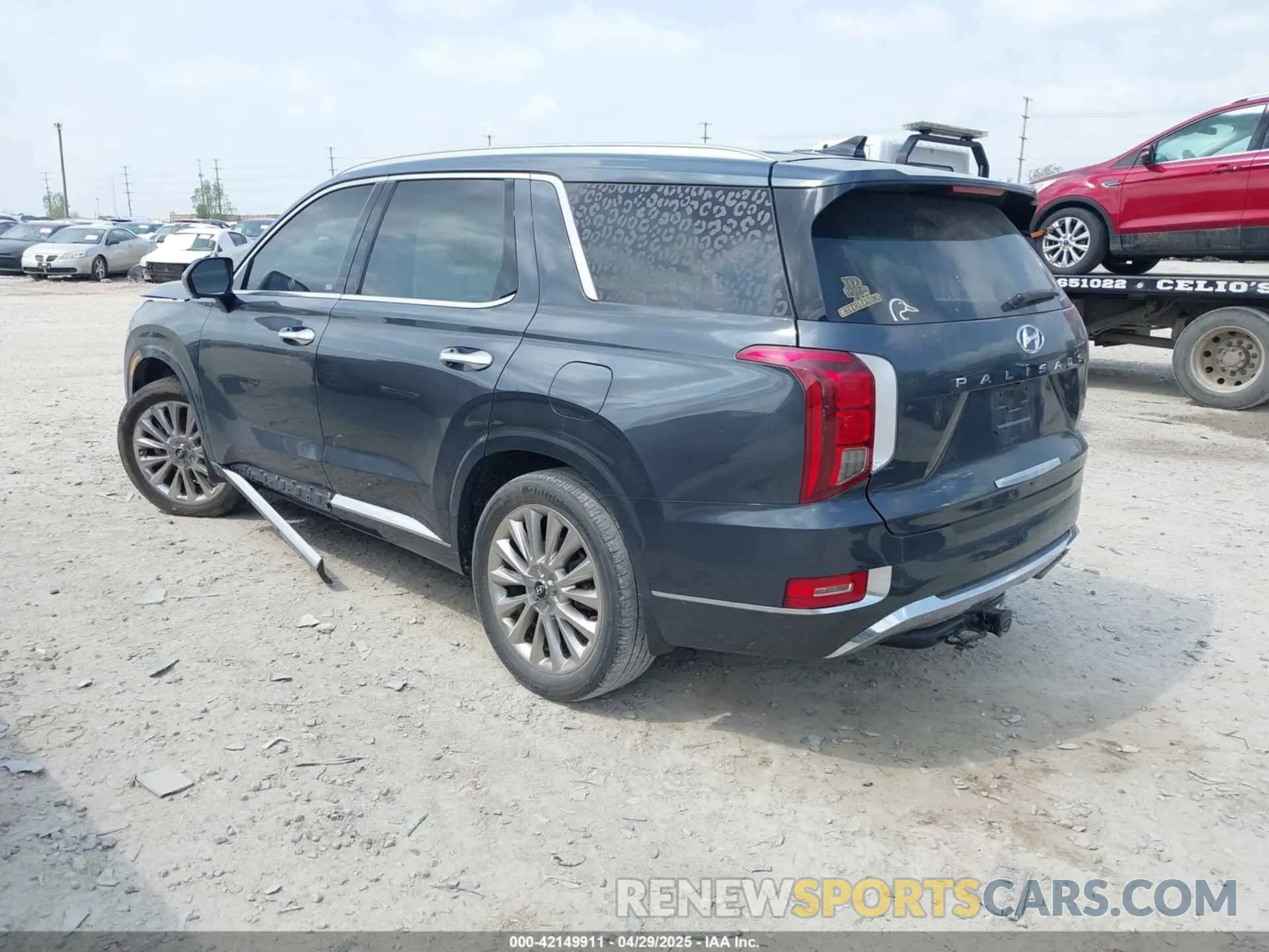 3 Фотография поврежденного автомобиля KM8R54HE6LU073947 HYUNDAI PALISADE 2020
