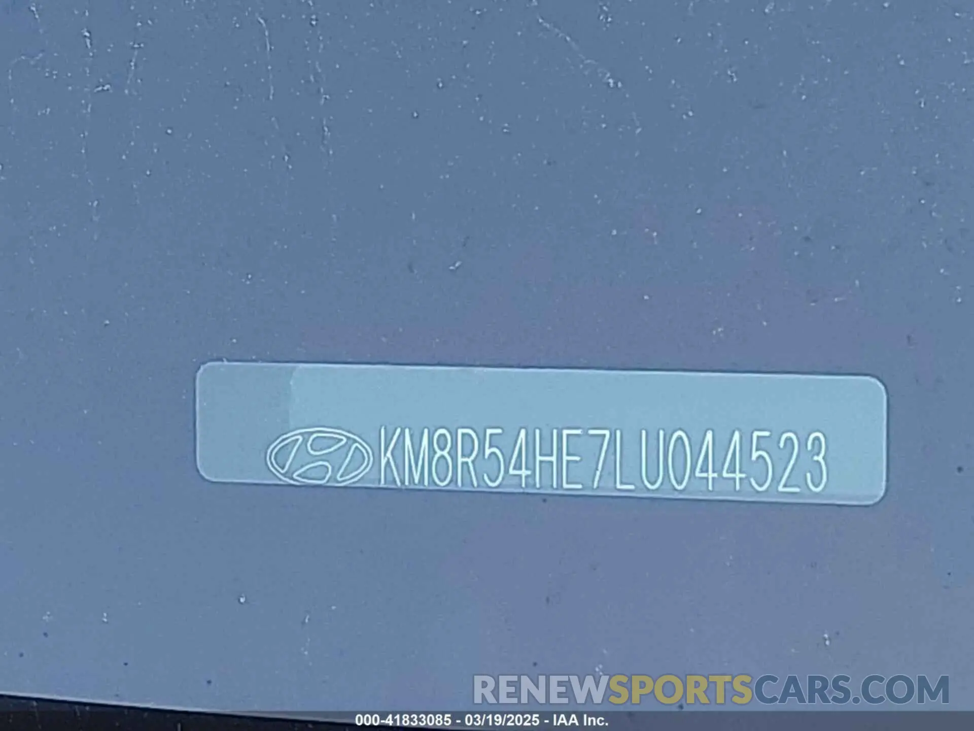 9 Photograph of a damaged car KM8R54HE7LU044523 HYUNDAI PALISADE 2020