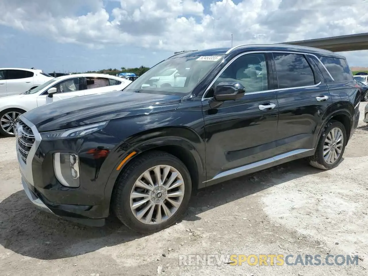 1 Photograph of a damaged car KM8R54HE7LU120631 HYUNDAI PALISADE 2020