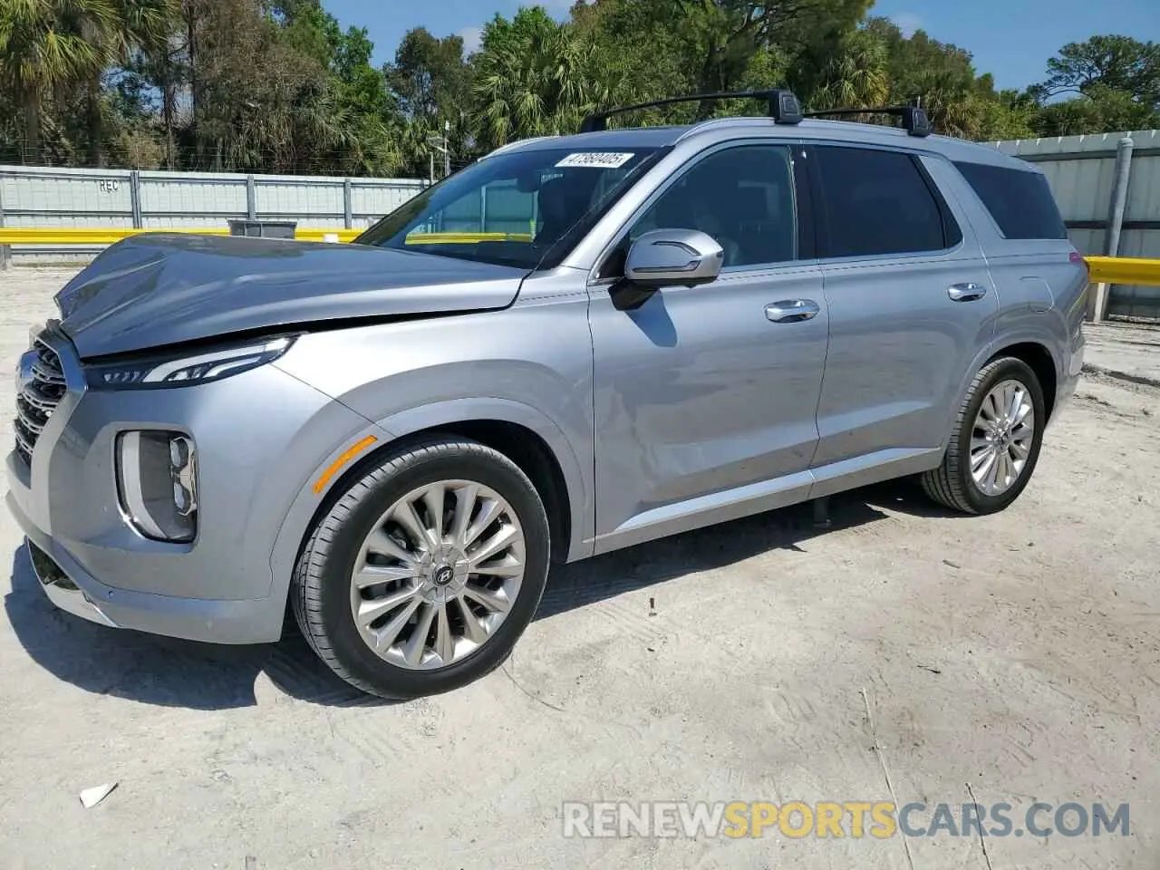 1 Photograph of a damaged car KM8R54HE7LU137185 HYUNDAI PALISADE 2020