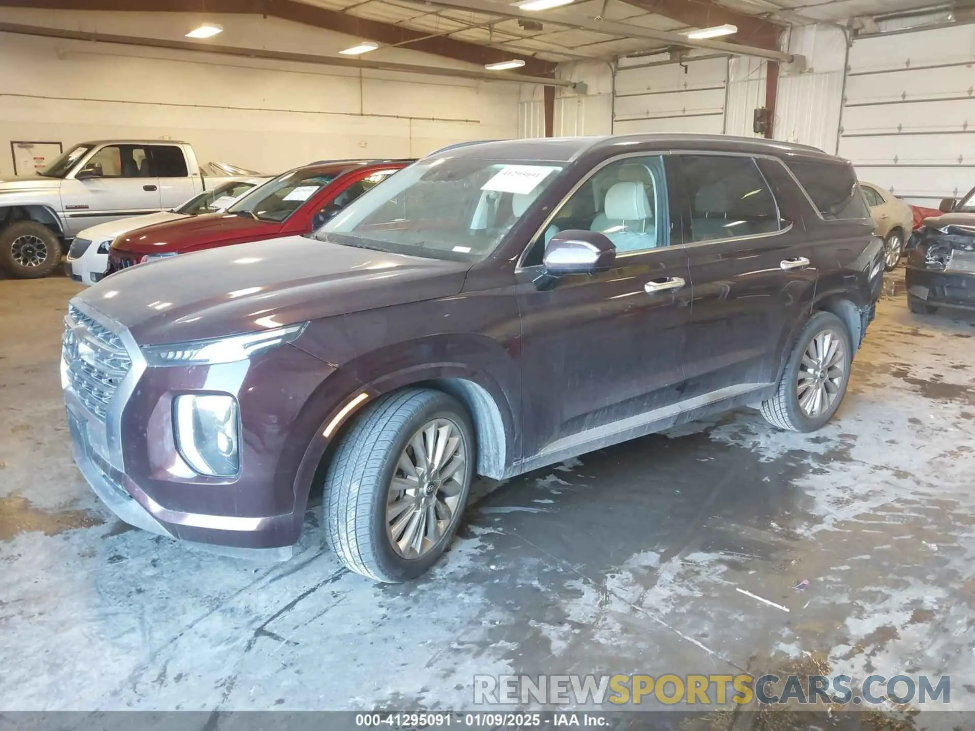 2 Photograph of a damaged car KM8R54HE8LU061380 HYUNDAI PALISADE 2020