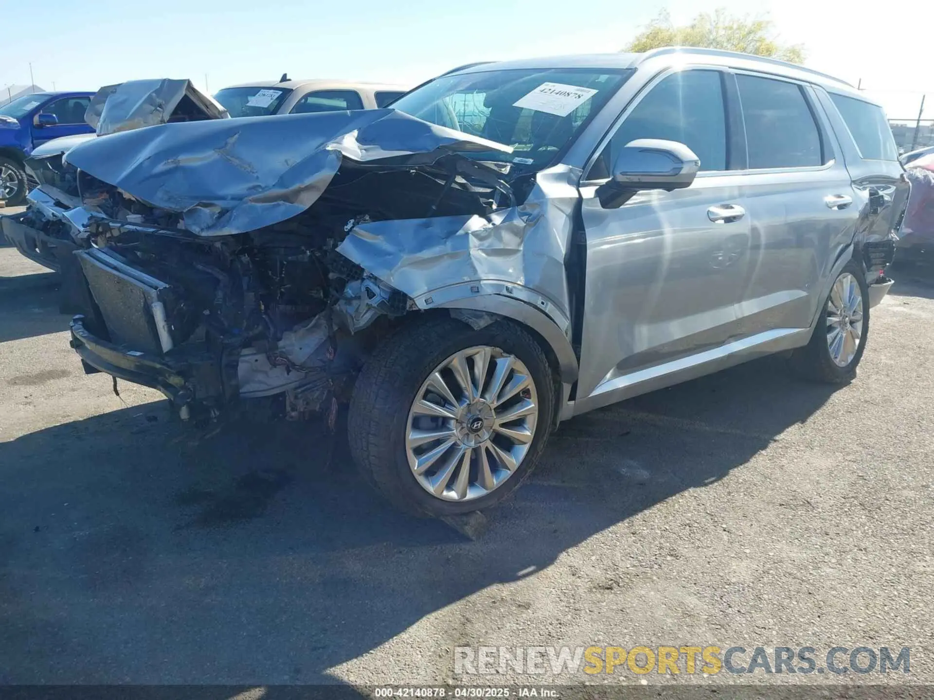 2 Фотография поврежденного автомобиля KM8R54HE8LU074260 HYUNDAI PALISADE 2020