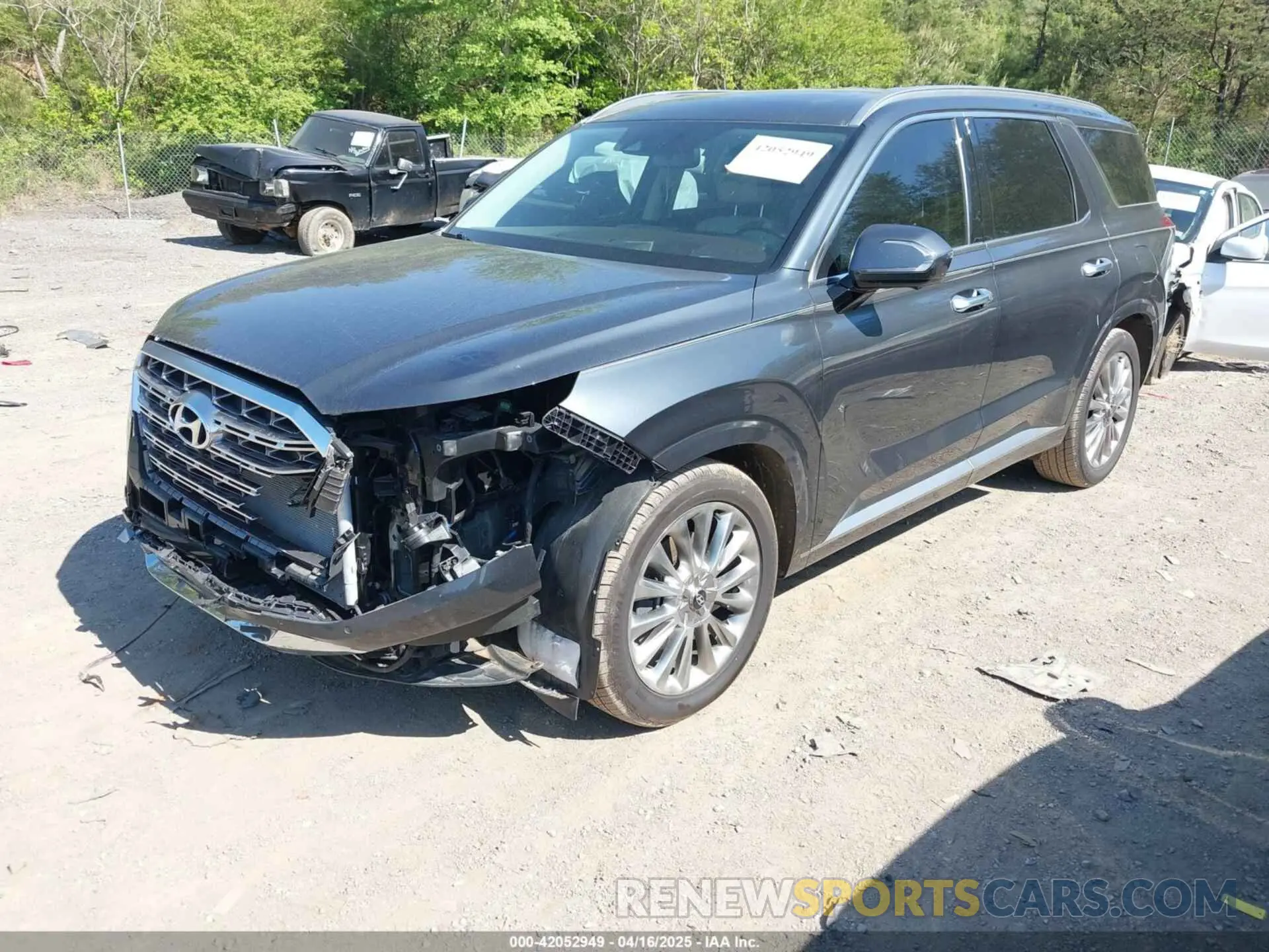 2 Photograph of a damaged car KM8R54HEXLU034097 HYUNDAI PALISADE 2020