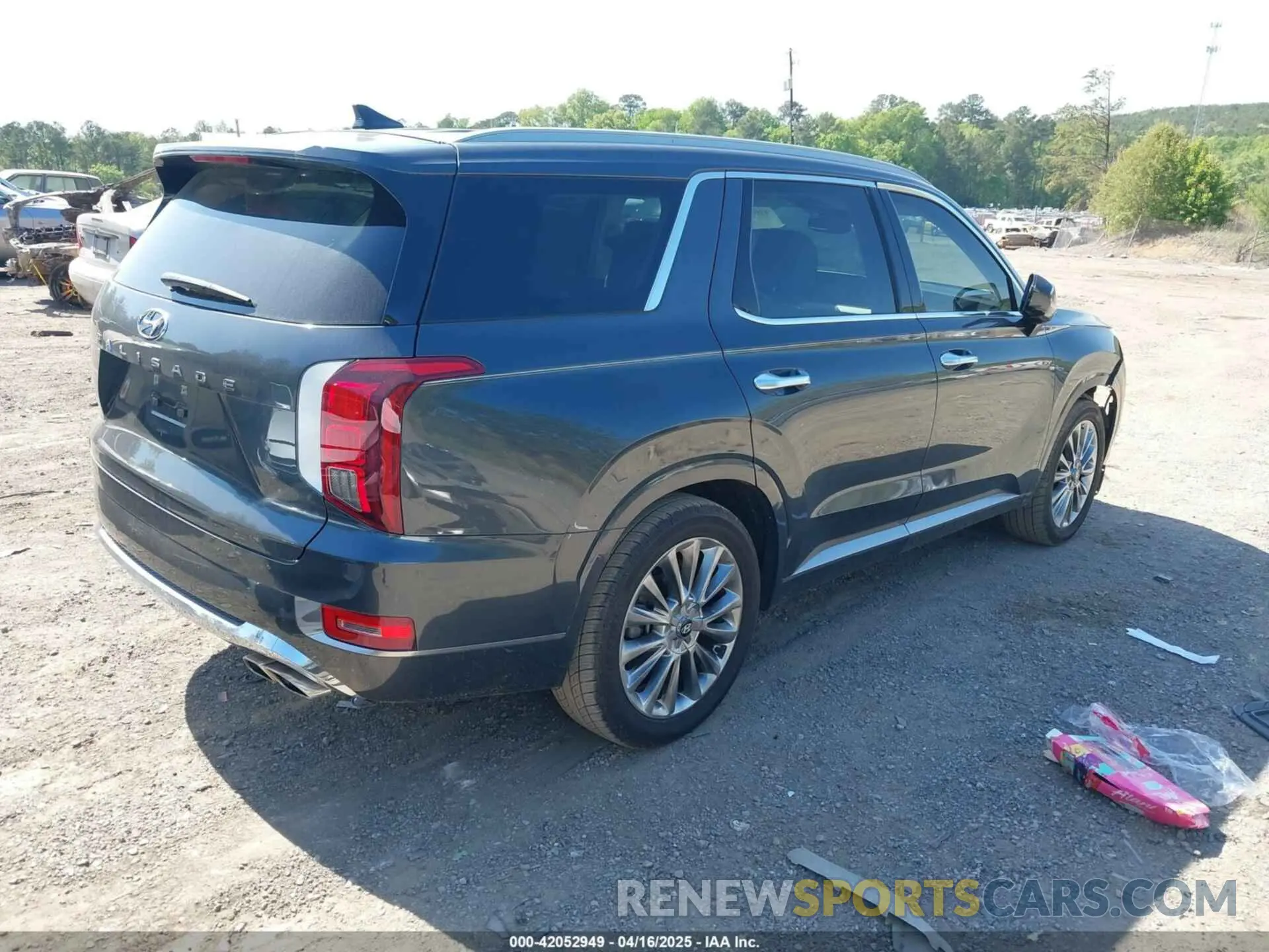 4 Photograph of a damaged car KM8R54HEXLU034097 HYUNDAI PALISADE 2020