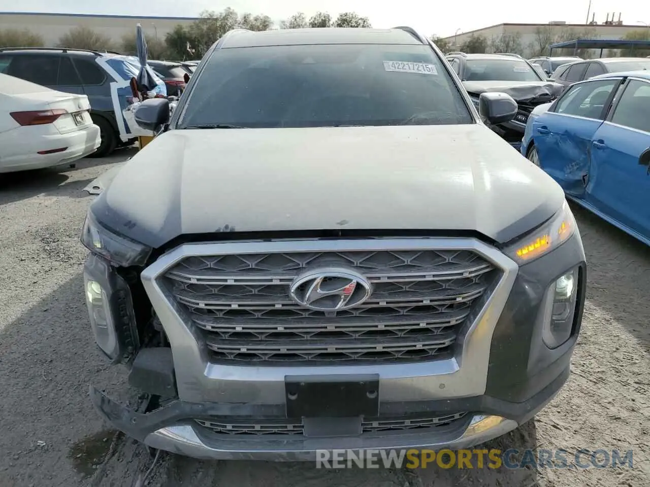 5 Photograph of a damaged car KM8R54HEXLU052728 HYUNDAI PALISADE 2020