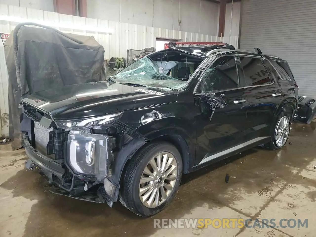 1 Photograph of a damaged car KM8R54HEXLU126391 HYUNDAI PALISADE 2020