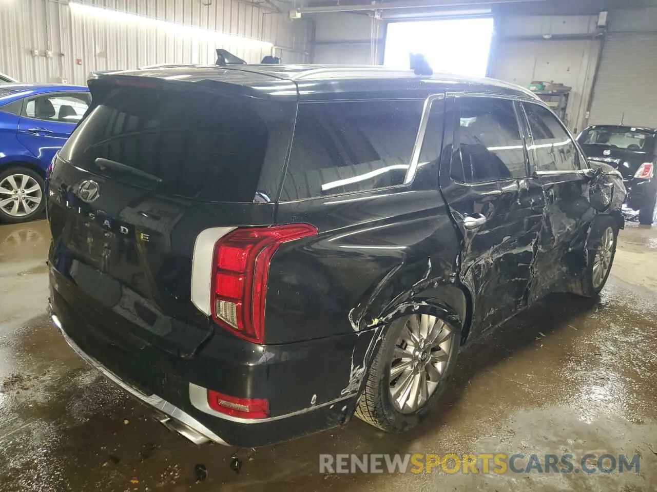 3 Photograph of a damaged car KM8R54HEXLU126391 HYUNDAI PALISADE 2020