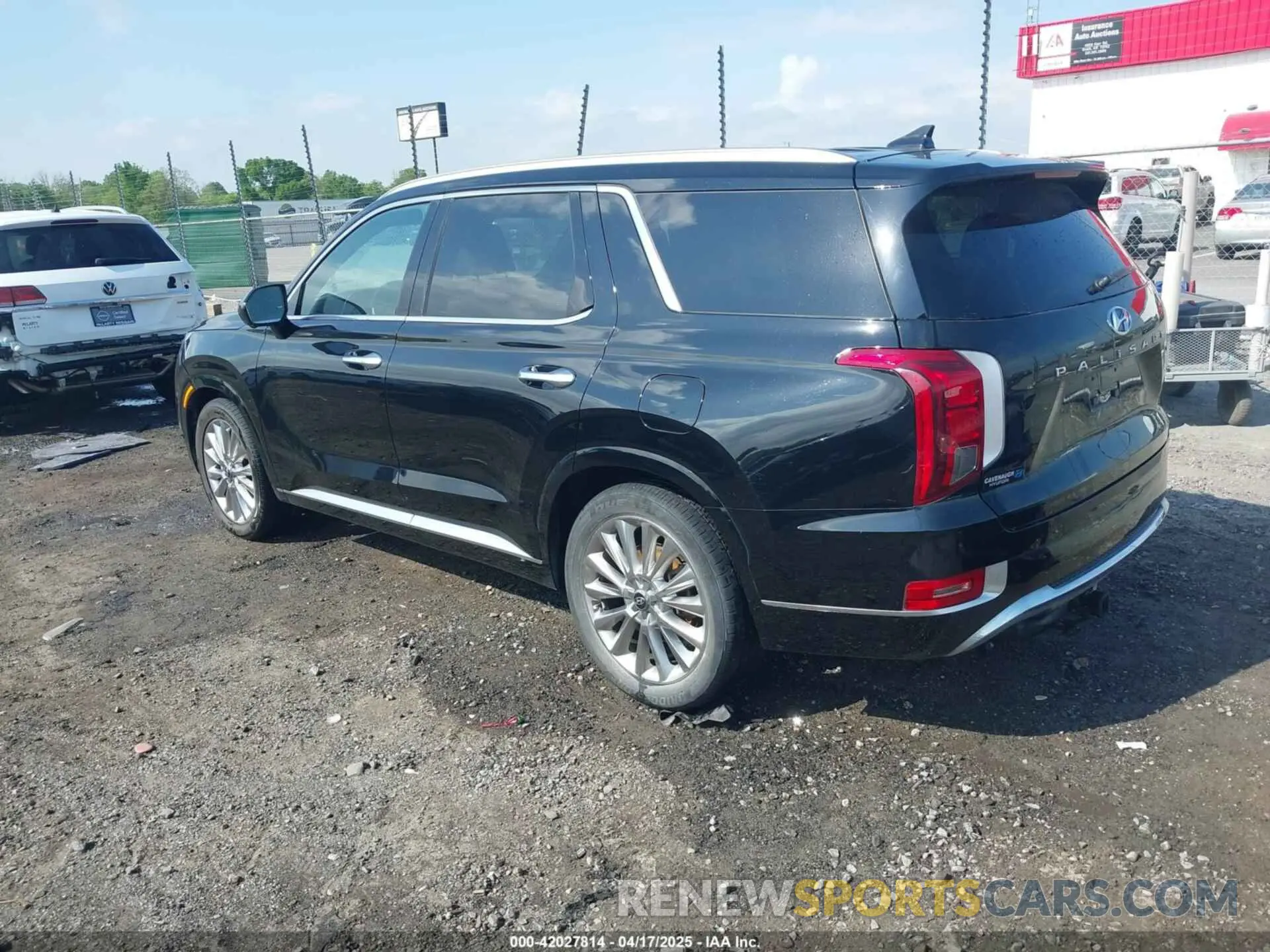 3 Photograph of a damaged car KM8R5DHE0LU147007 HYUNDAI PALISADE 2020