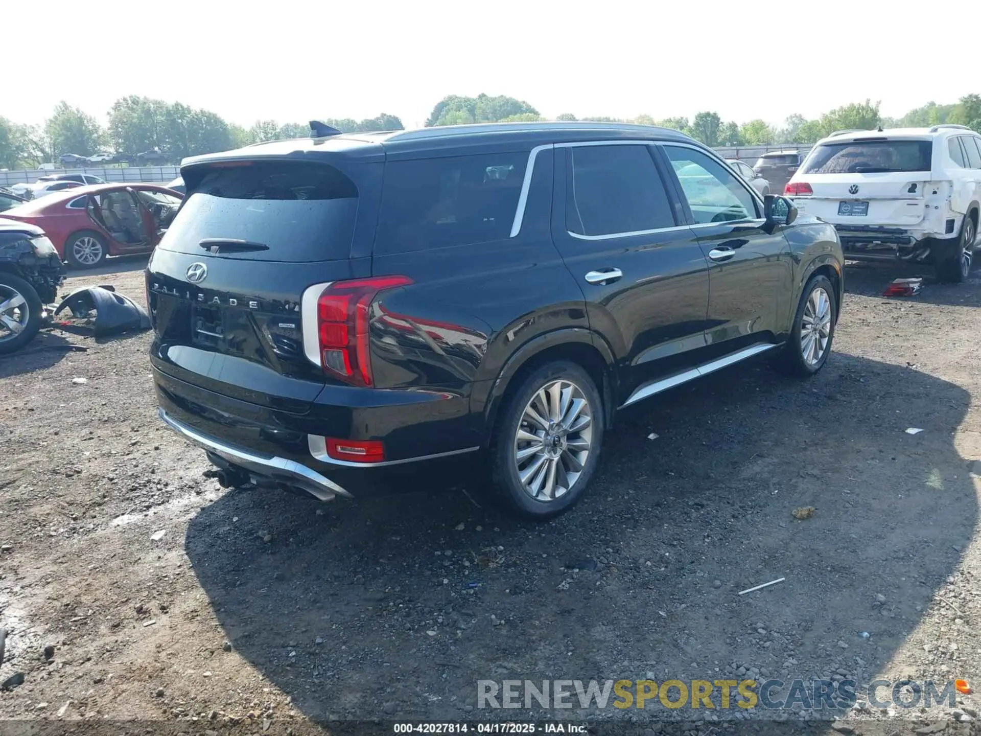 4 Photograph of a damaged car KM8R5DHE0LU147007 HYUNDAI PALISADE 2020