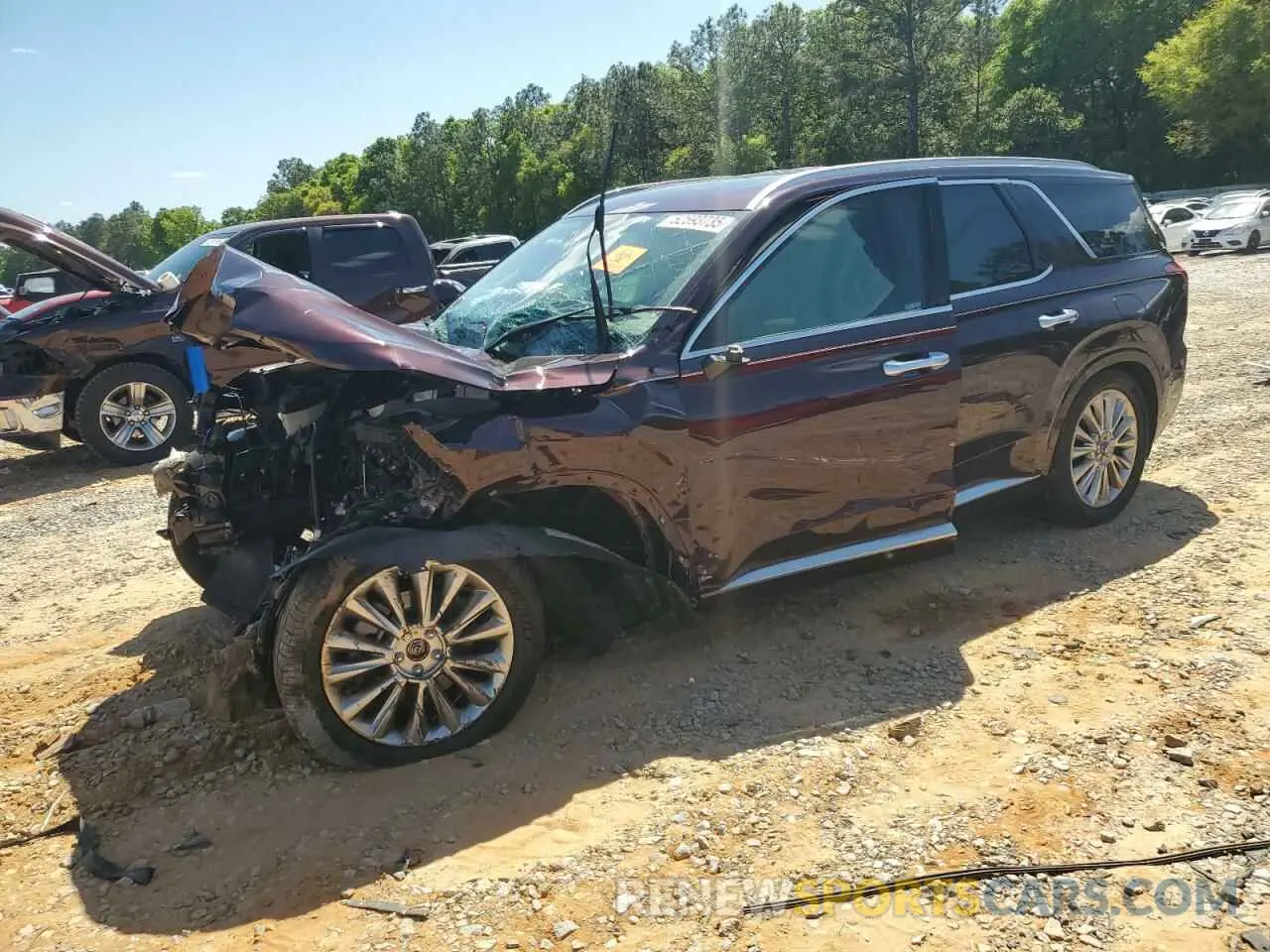 1 Photograph of a damaged car KM8R5DHE0LU161425 HYUNDAI PALISADE 2020