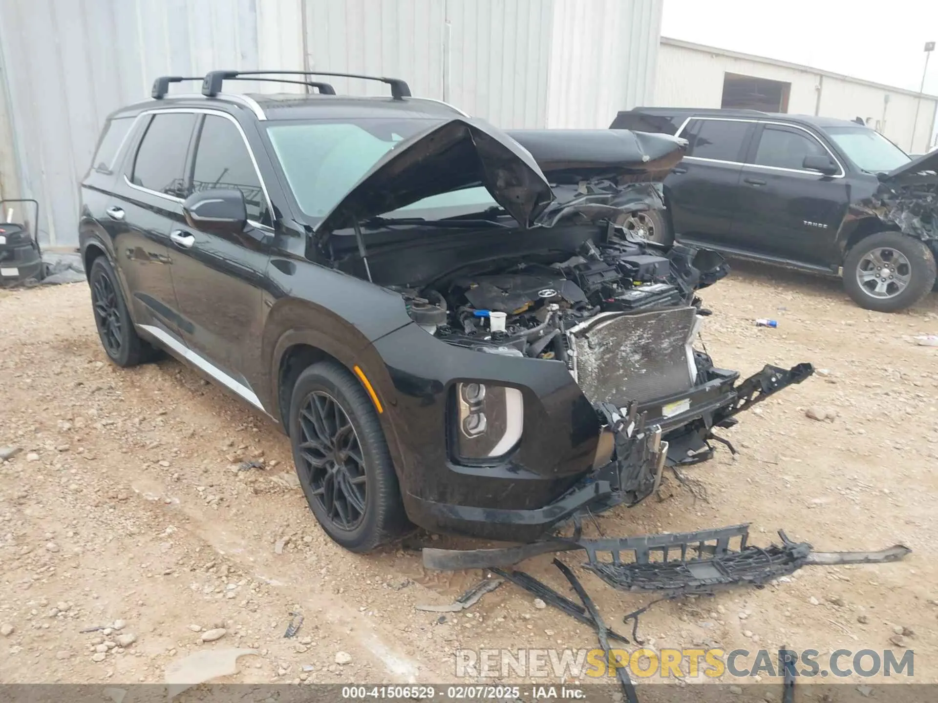 1 Photograph of a damaged car KM8R5DHE1LU172658 HYUNDAI PALISADE 2020