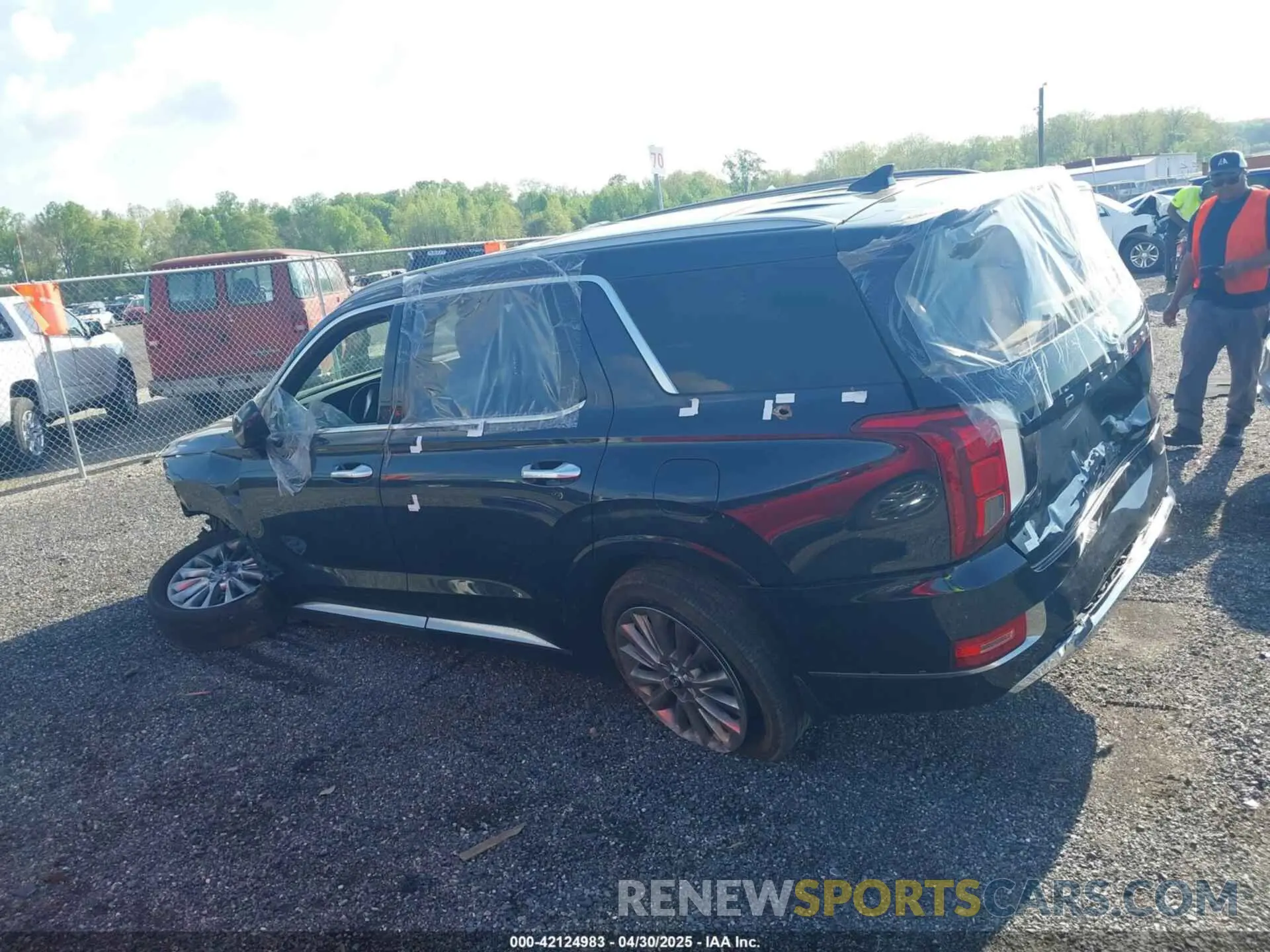 14 Photograph of a damaged car KM8R5DHE3LU057298 HYUNDAI PALISADE 2020